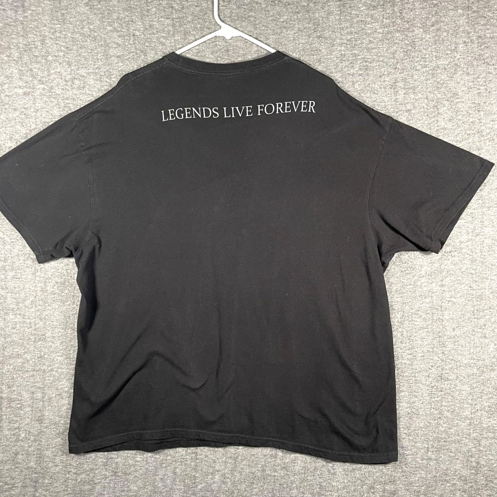 Vintage Kobe Bryant Zuni Tag Shirt Mens 2XL Black Mamba Legends Live Forever Basketball Size US XXL / EU 58 / 5 - 3 Thumbnail