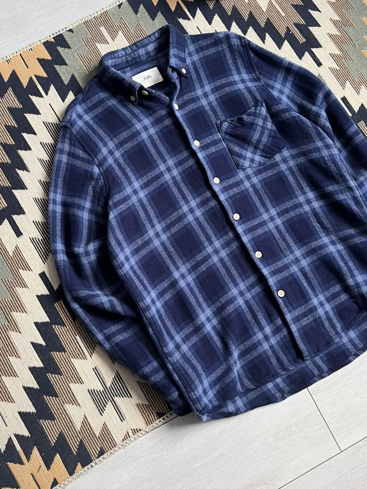 Folk Folk Flannel Shirt Size US M / EU 48-50 / 2 - 2 Thumbnail