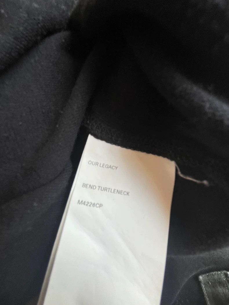 Our Legacy our legacy size 52 23aw bend tutleneck black bottom 2502-Ne Size US L / EU 52-54 / 3 - 5 Thumbnail