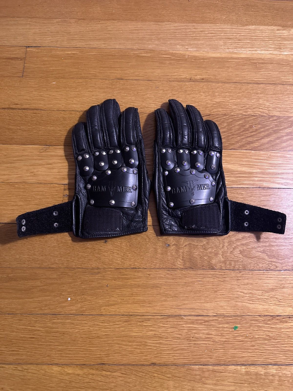 Kadoya Kadoya Black Hammer Studded Gloves Size ONE SIZE - 2 Thumbnail