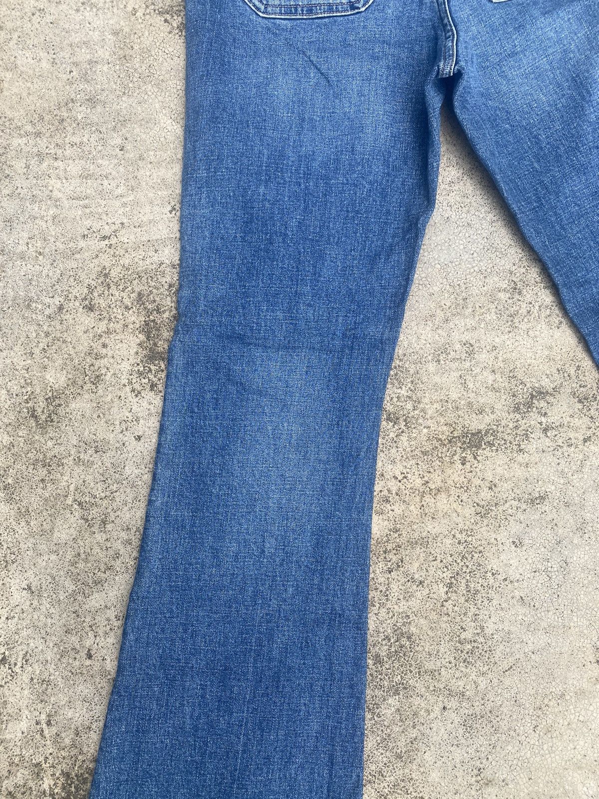 Japanese Brand Flare Jeans Rag Machine Bust Pant Bootcut Size US 27 - 19 Thumbnail