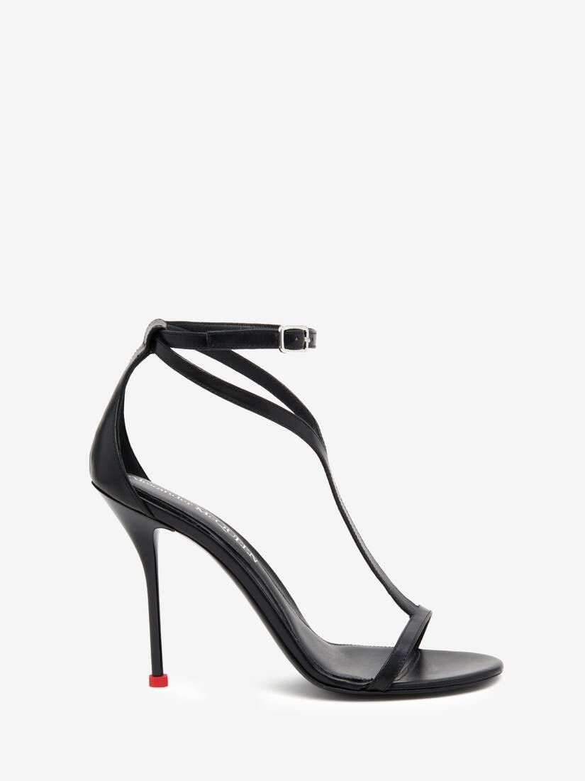 Alexander McQueen o1w1db10925 Harness Sandal in Black Size US 8.5 / IT 38.5 - 1 Thumbnail