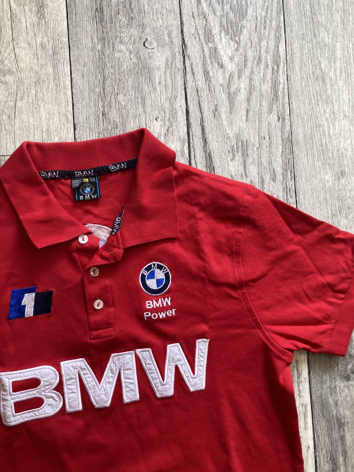 BMW × Vintage Vintage 90’s BMW racing polo tshirt L y2k Nascar drip f1 Size US L / EU 52-54 / 3 - 4 Thumbnail