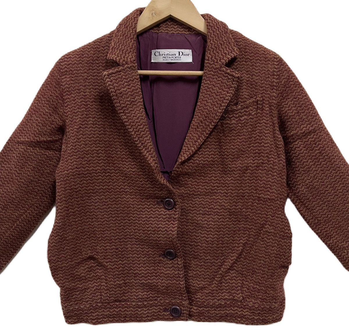 Dior Vintage Christian Dior Jacket Double Breast Size M / US 6-8 / IT 42-44 - 3 Thumbnail