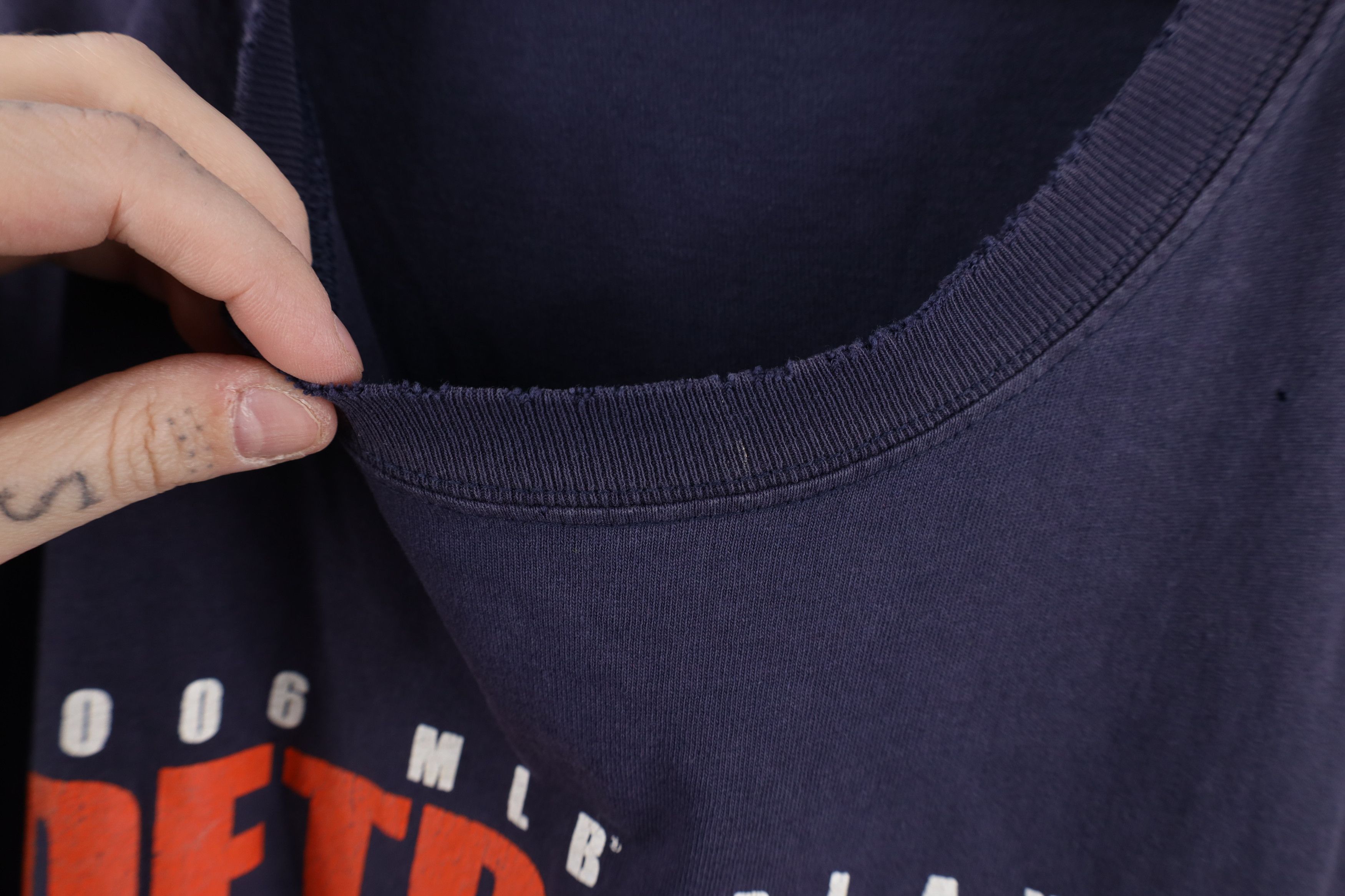 Majestic × Vintage Vintage Majestic Playoffs Detroit Tigers Baseball T-Shirt Size US XXL / EU 58 / 5 - 7 Thumbnail
