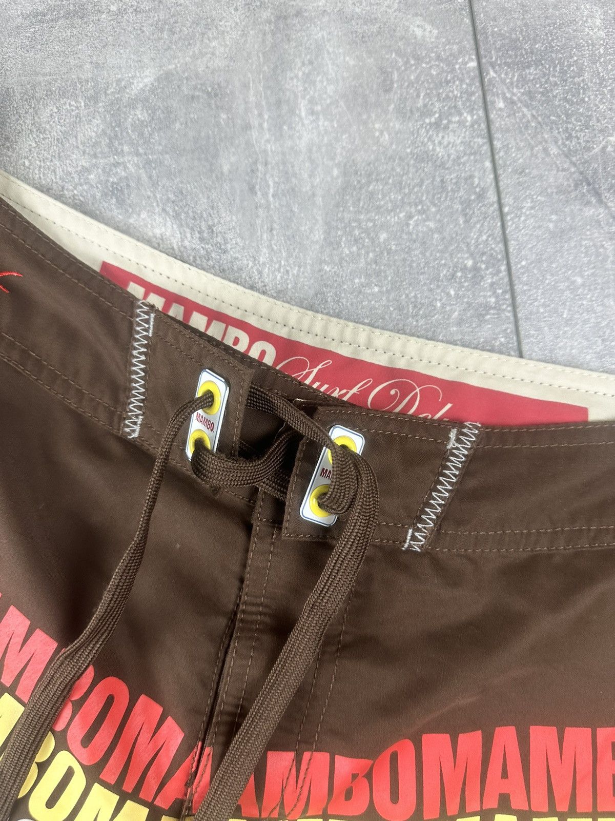 Mambo Mambo Surf Y2K Brown Boards-Shorts Overprint Logo Size US 32 / EU 48 - 8 Thumbnail