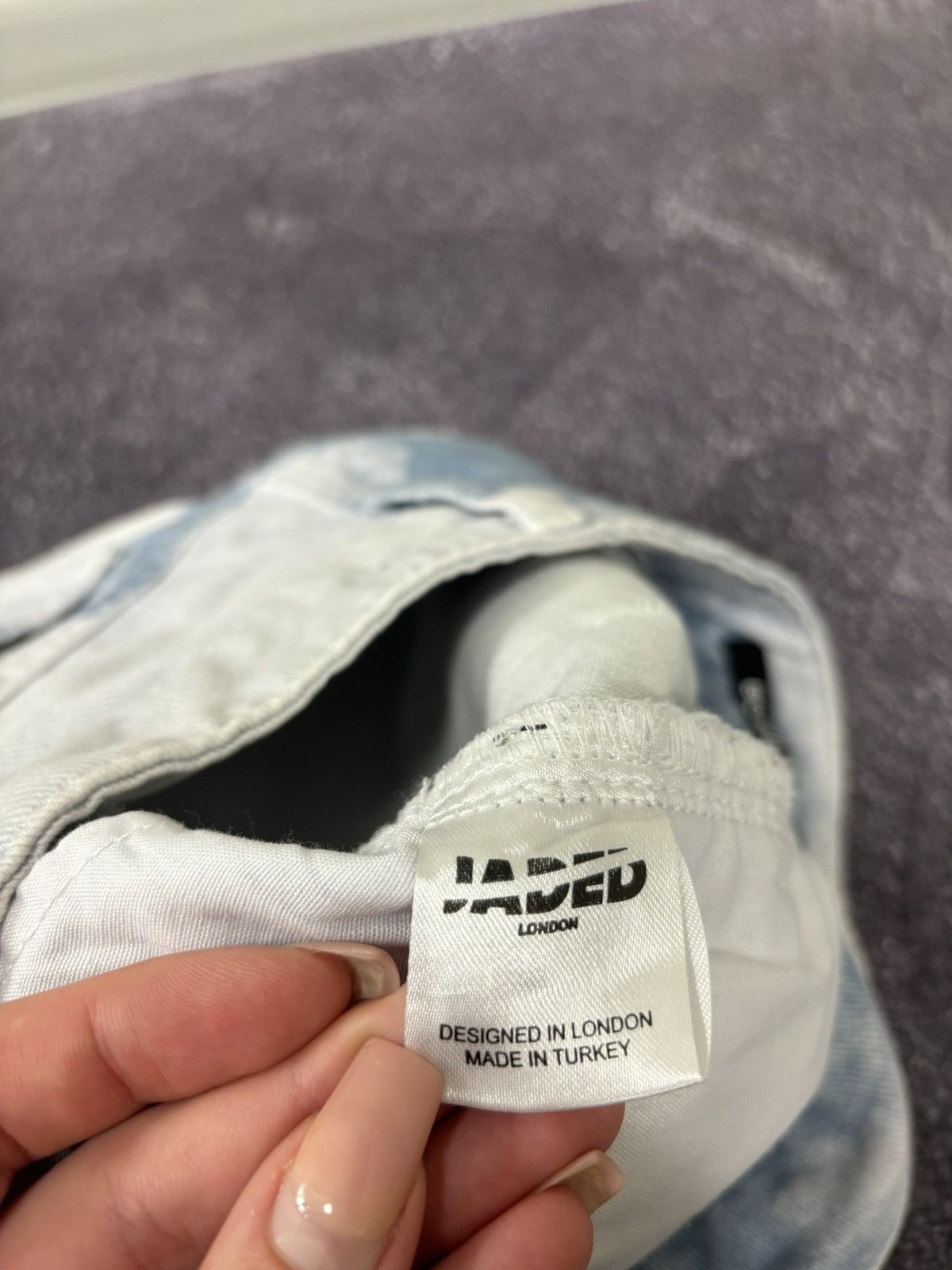 Jaded London Jaded London Sky Clouds Print Y2K Skate Hype Baggy Jeans Size US 26 / EU 42 - 15 Thumbnail