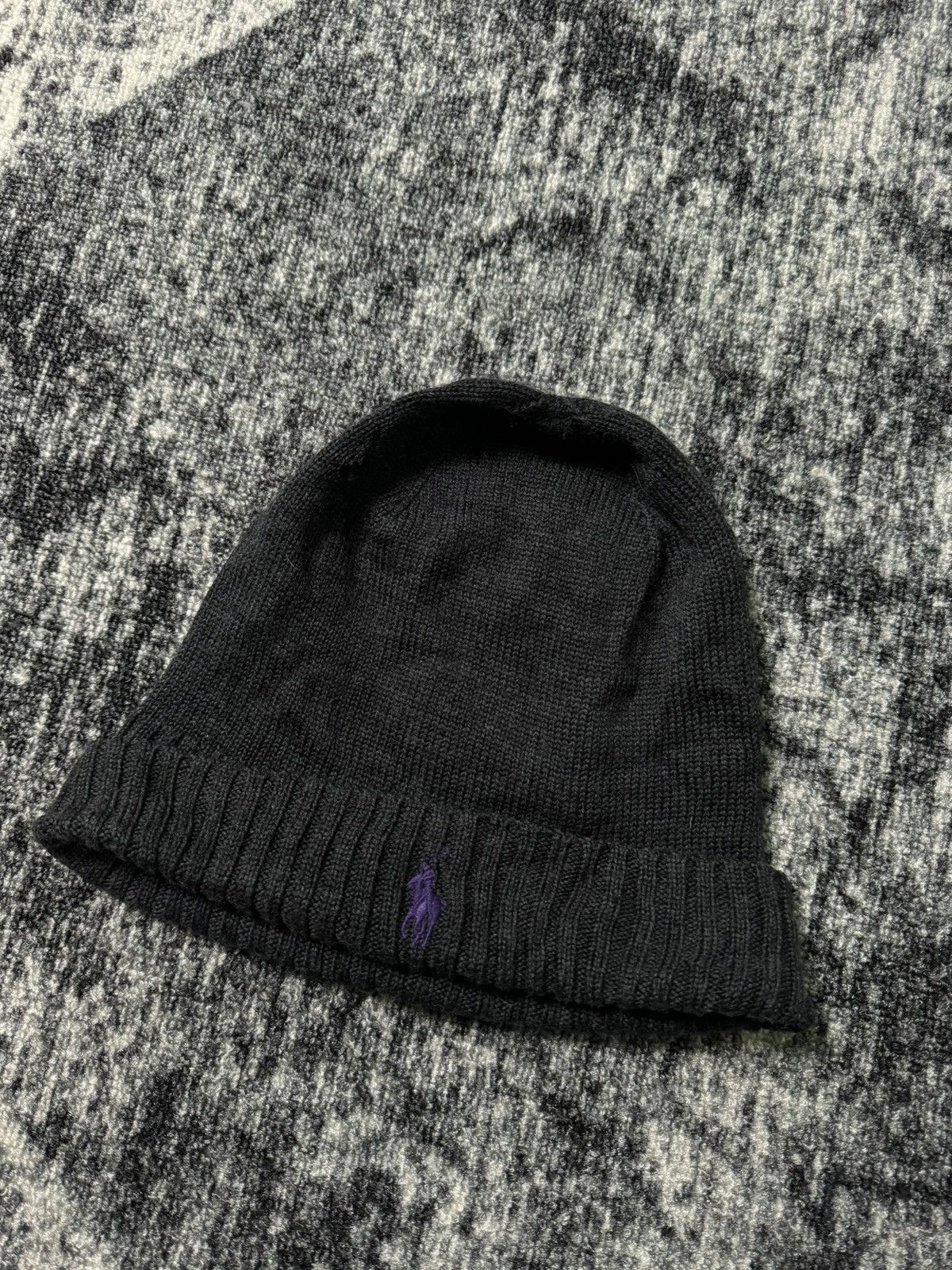 Polo Ralph Lauren × Vintage Vintage Polo Ralph Lauren Hat Distressed Violet Pony Y2K 90s Size ONE SIZE - 2 Thumbnail
