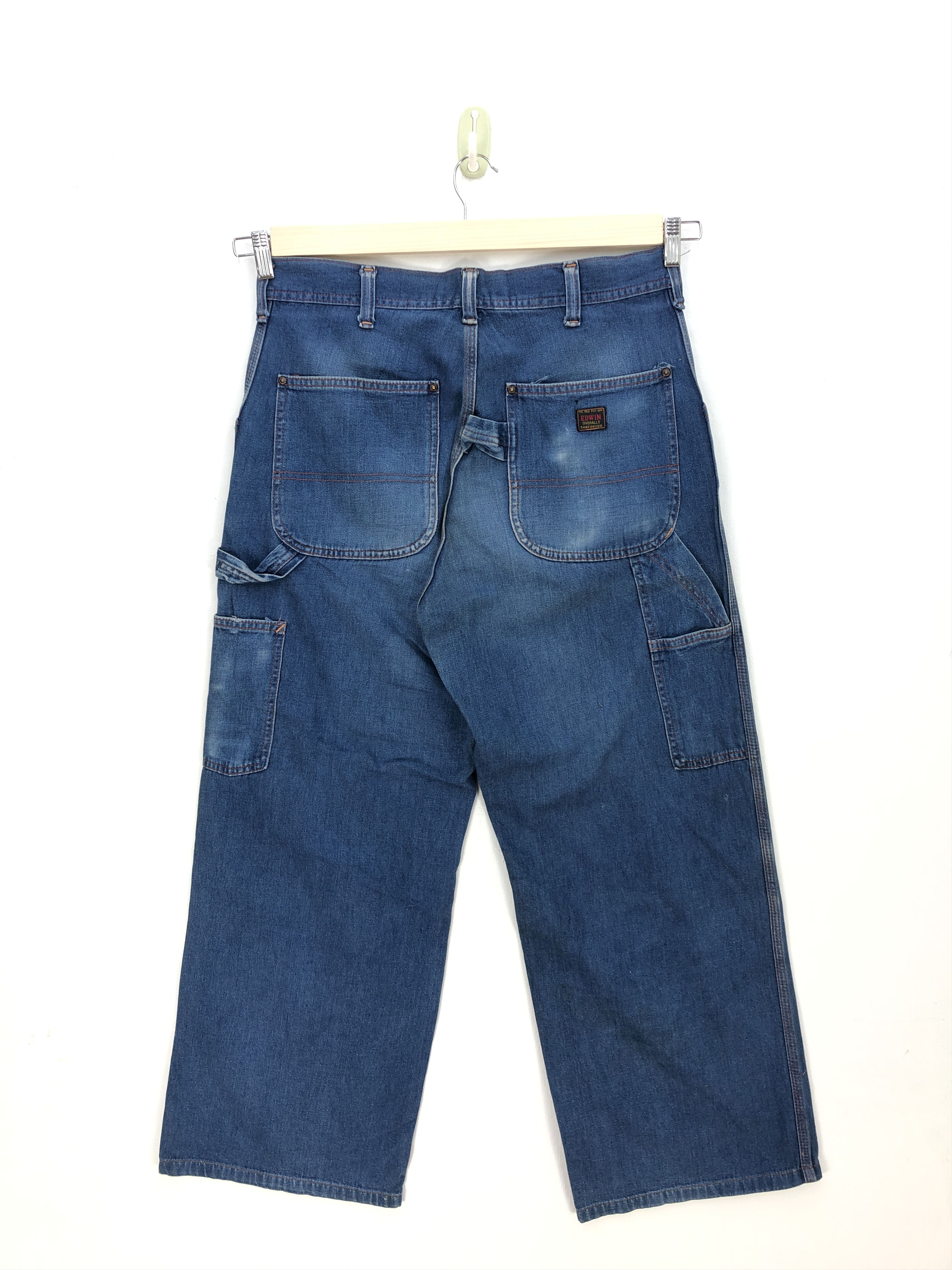 Edwin Vintage Edwin Lot 4055 Carpenter Workers Baggy Jeans Denim Size US 32 / EU 48 - 1 Thumbnail