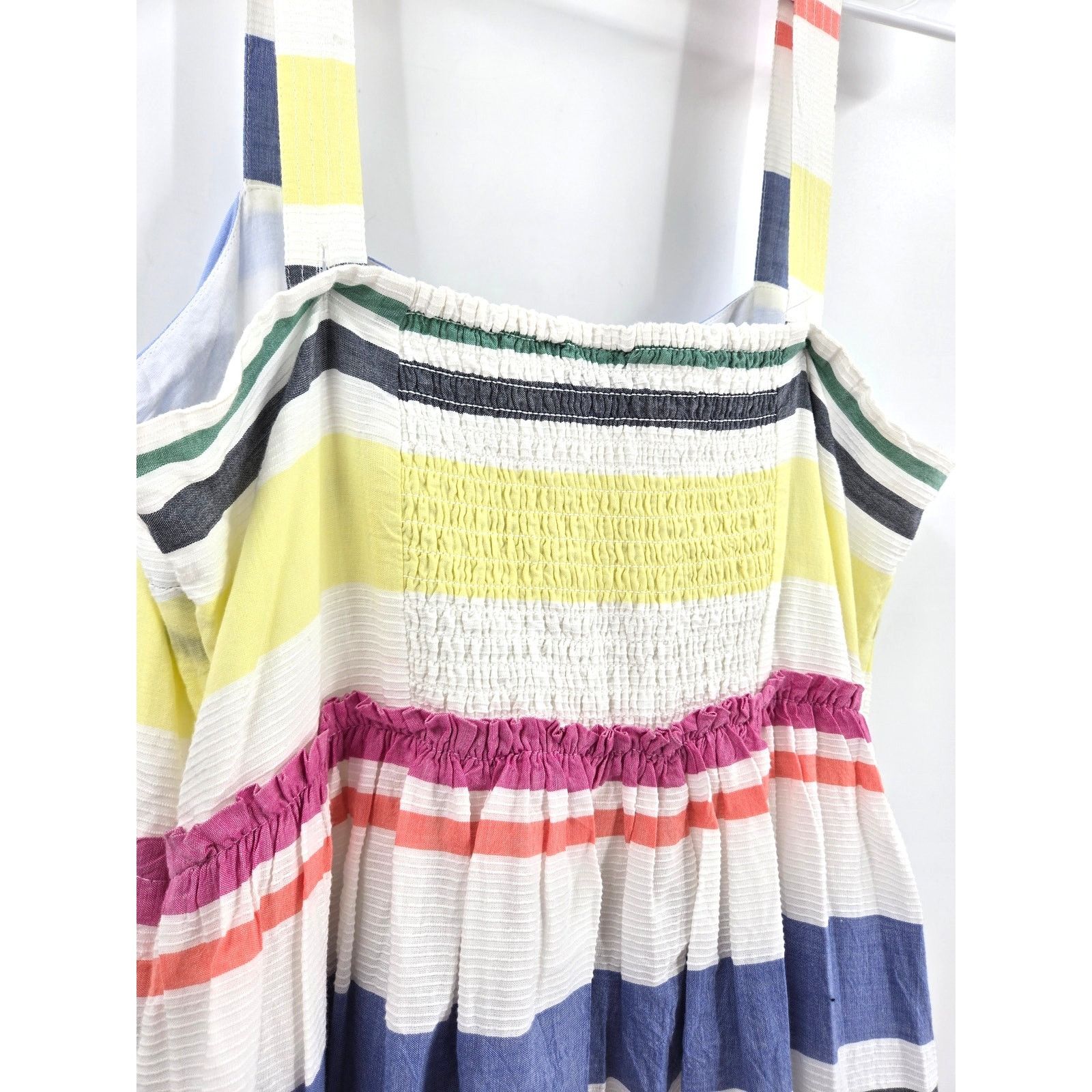 Gap NWT Gap Womens Dress Medium Empire Waist Maxi Multi Stripe Size M / US 6-8 / IT 42-44 - 15 Thumbnail