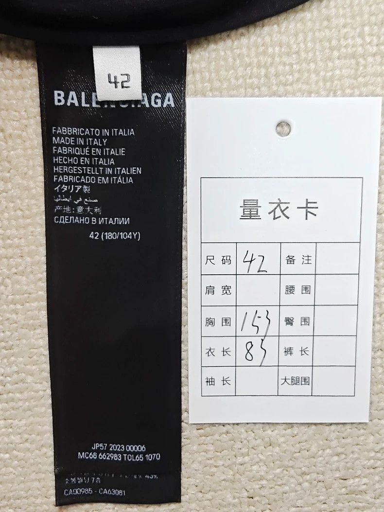 Balenciaga Balenciaga 23ss slogan logo long sleeved shirt-2506 Size US M / EU 48-50 / 2 - 6 Thumbnail