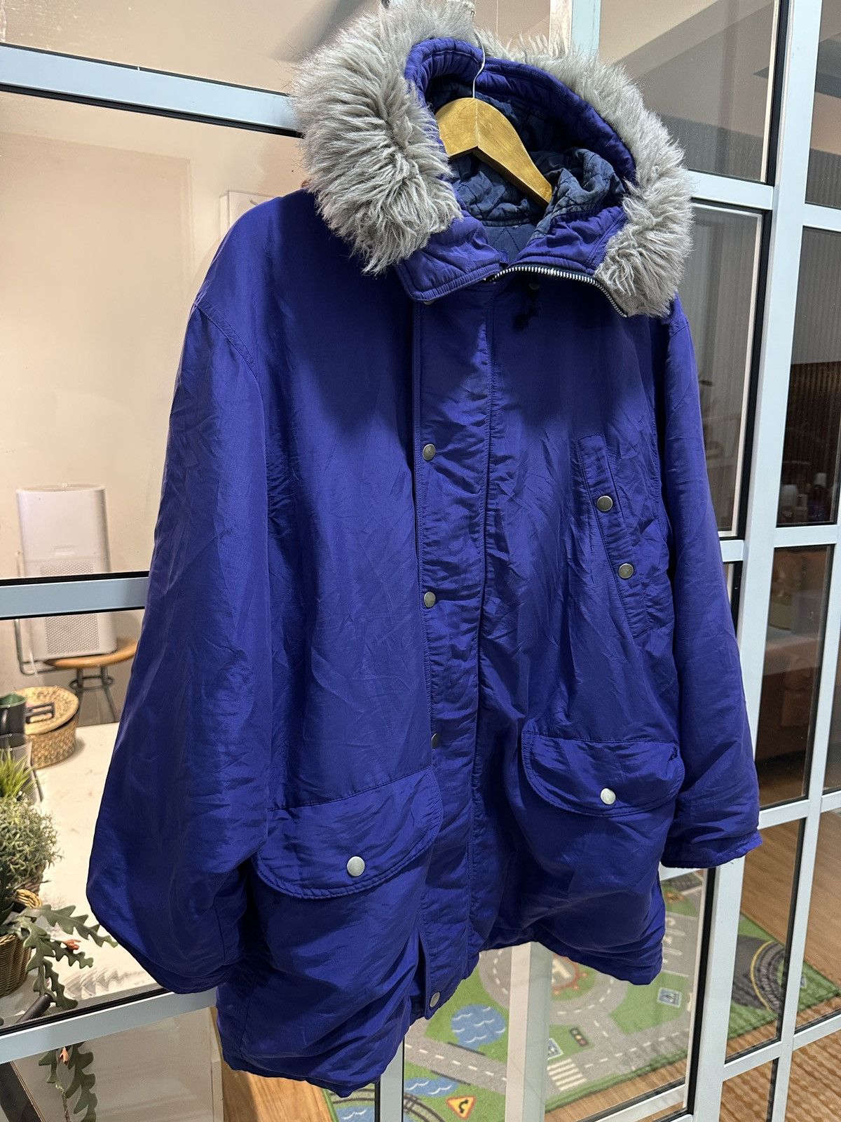 Issey Miyake I.S Tsumori Chisato Issey Miyake Fur Parkas Hoodie Zipper Size US L / EU 52-54 / 3 - 5 Thumbnail