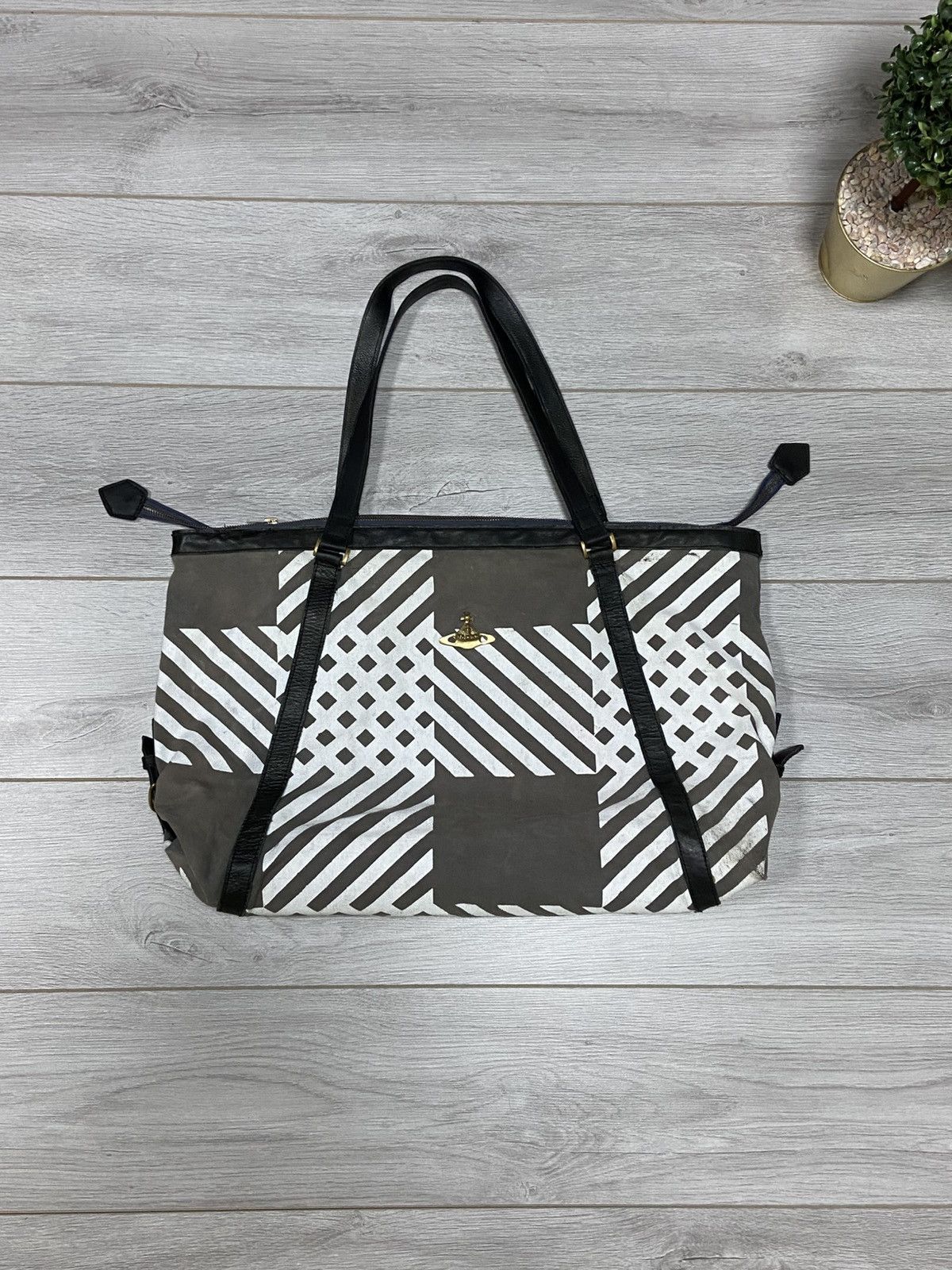 Vivienne Westwood Vivienne Westwood RARE anglomania check tote handle bag Size ONE SIZE - 2 Thumbnail
