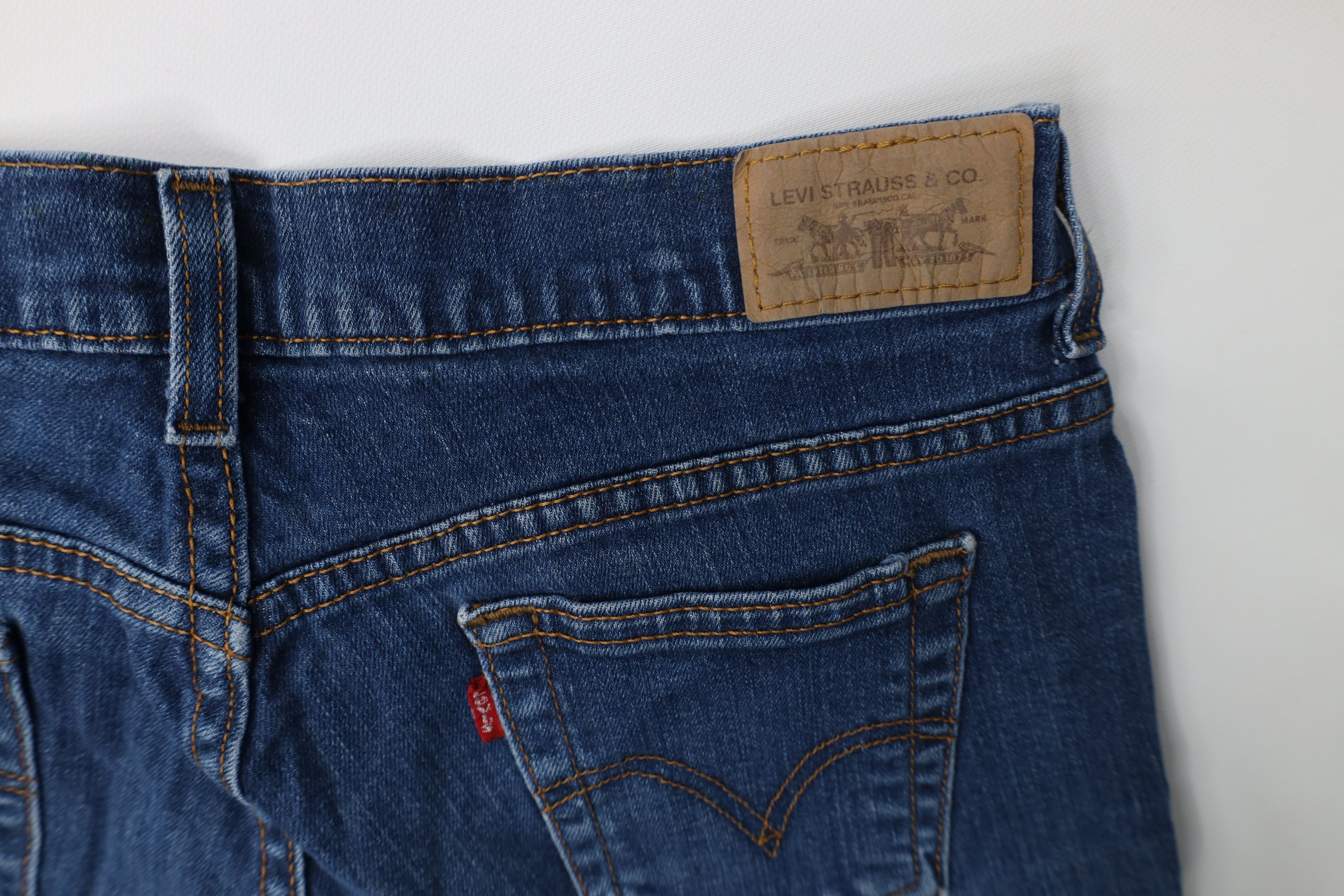 Levi's Vintage Y2K Levis 515 Bootcut Flared Denim Jeans Blue Size 28" / US 6 / IT 42 - 15 Thumbnail