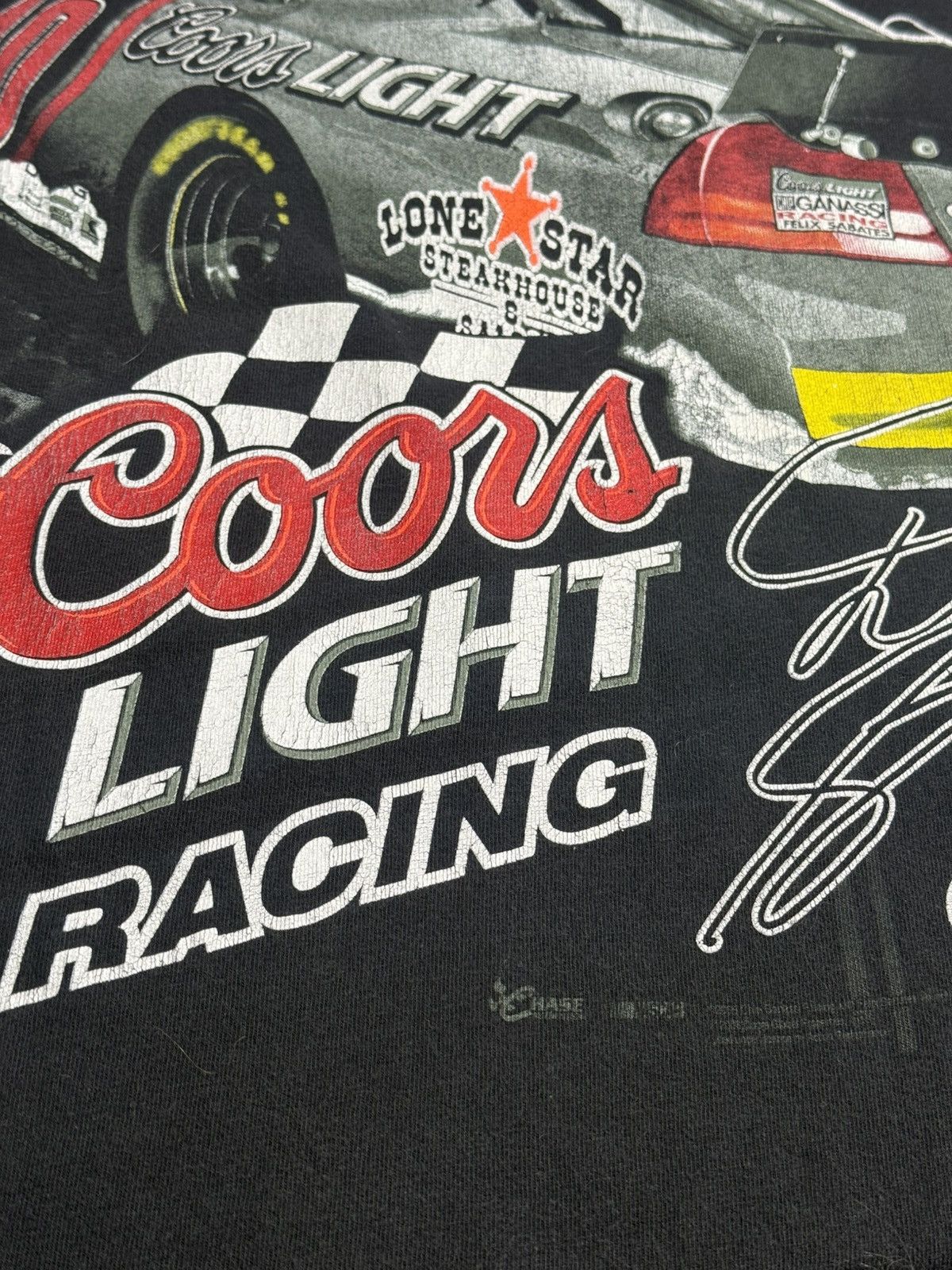 NASCAR VINTAGE Y2K NASCAR All-Over Print Tee “Black” [M] PREOWNED Size US M / EU 48-50 / 2 - 4 Thumbnail