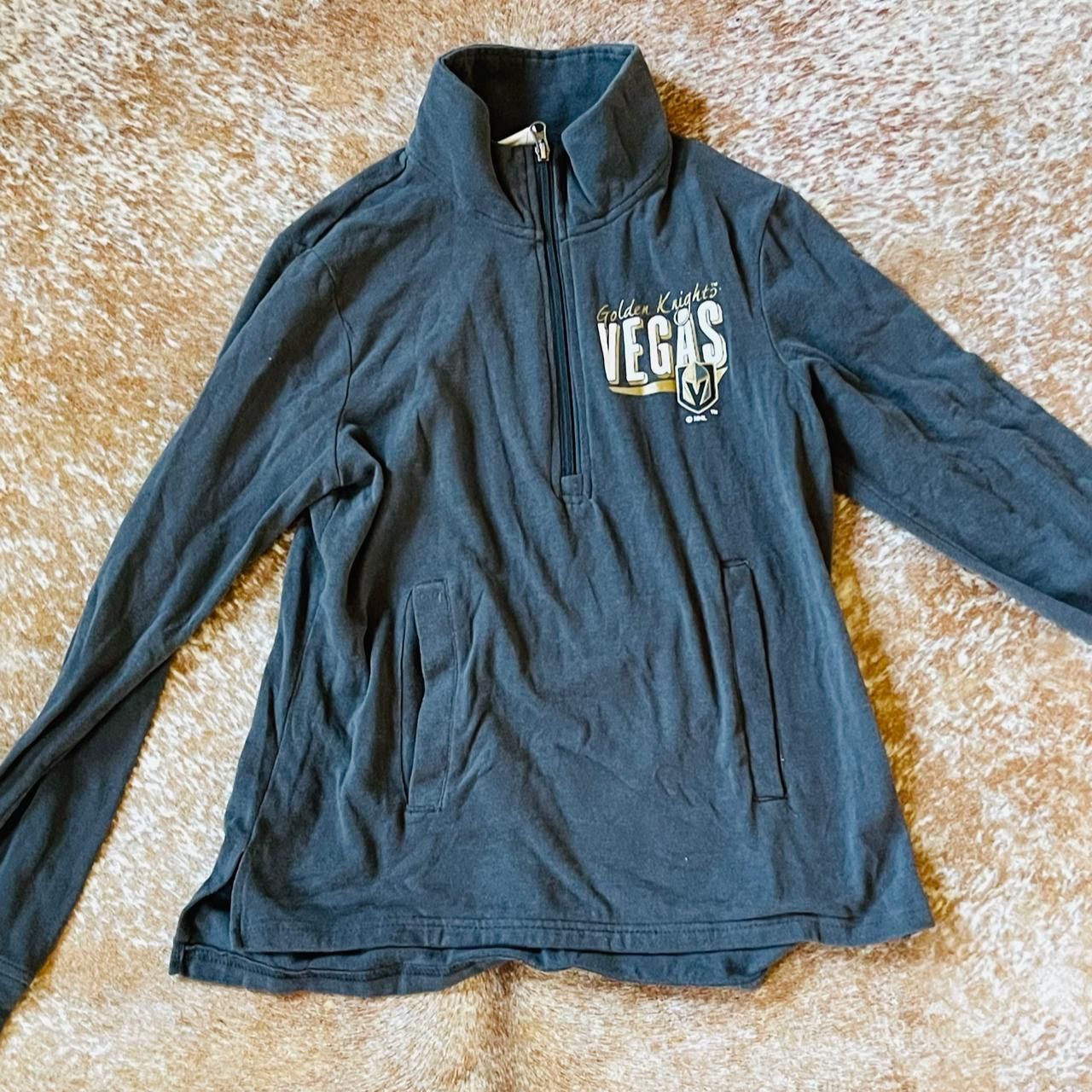 NHL Vegas Golden Knights Half-Zip Athletic Top Size S / US 4 / IT 40 - 1 Thumbnail