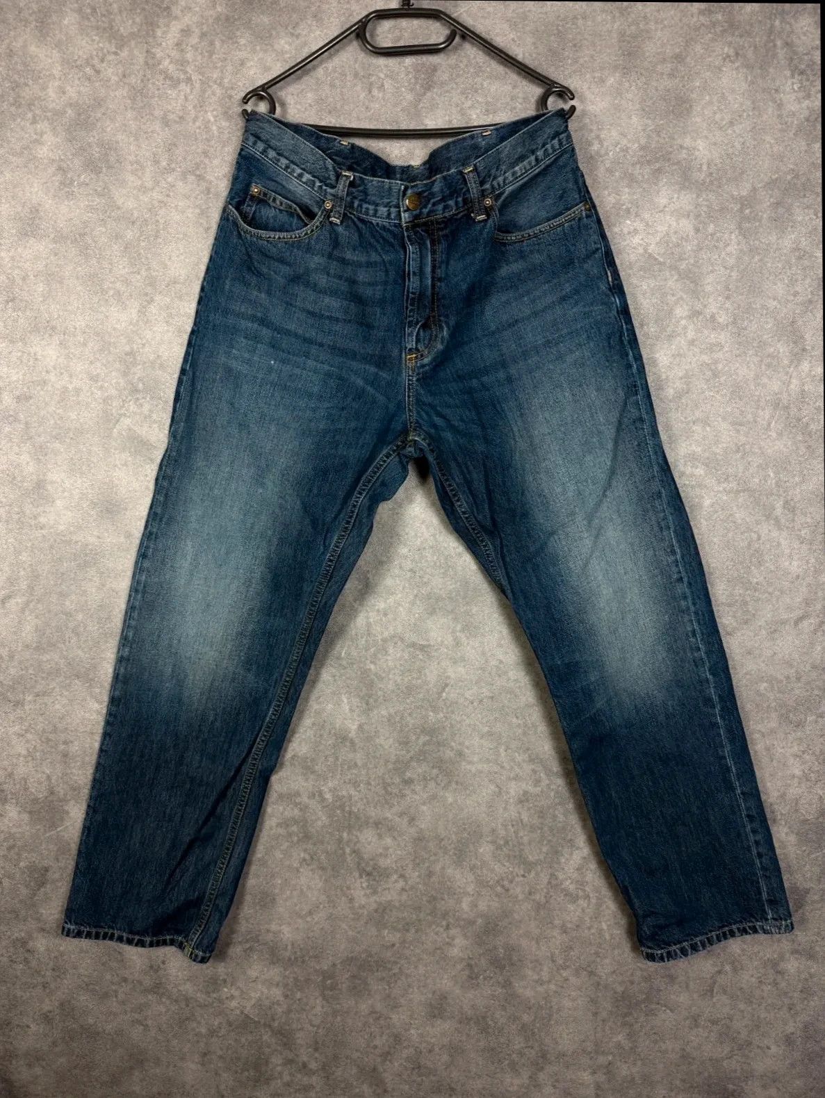 Carhartt Carhartt Texas Pant jeans navy blue denim vintage Y2K Size US 33 - 6 Thumbnail