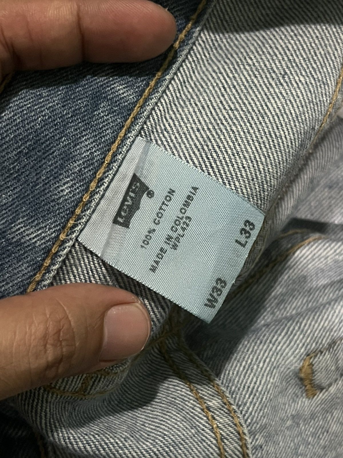 Levi's Levi’s 501 XX Vintage Inspired Washed Button Fly Blue Jeans Size US 33 - 21 Thumbnail