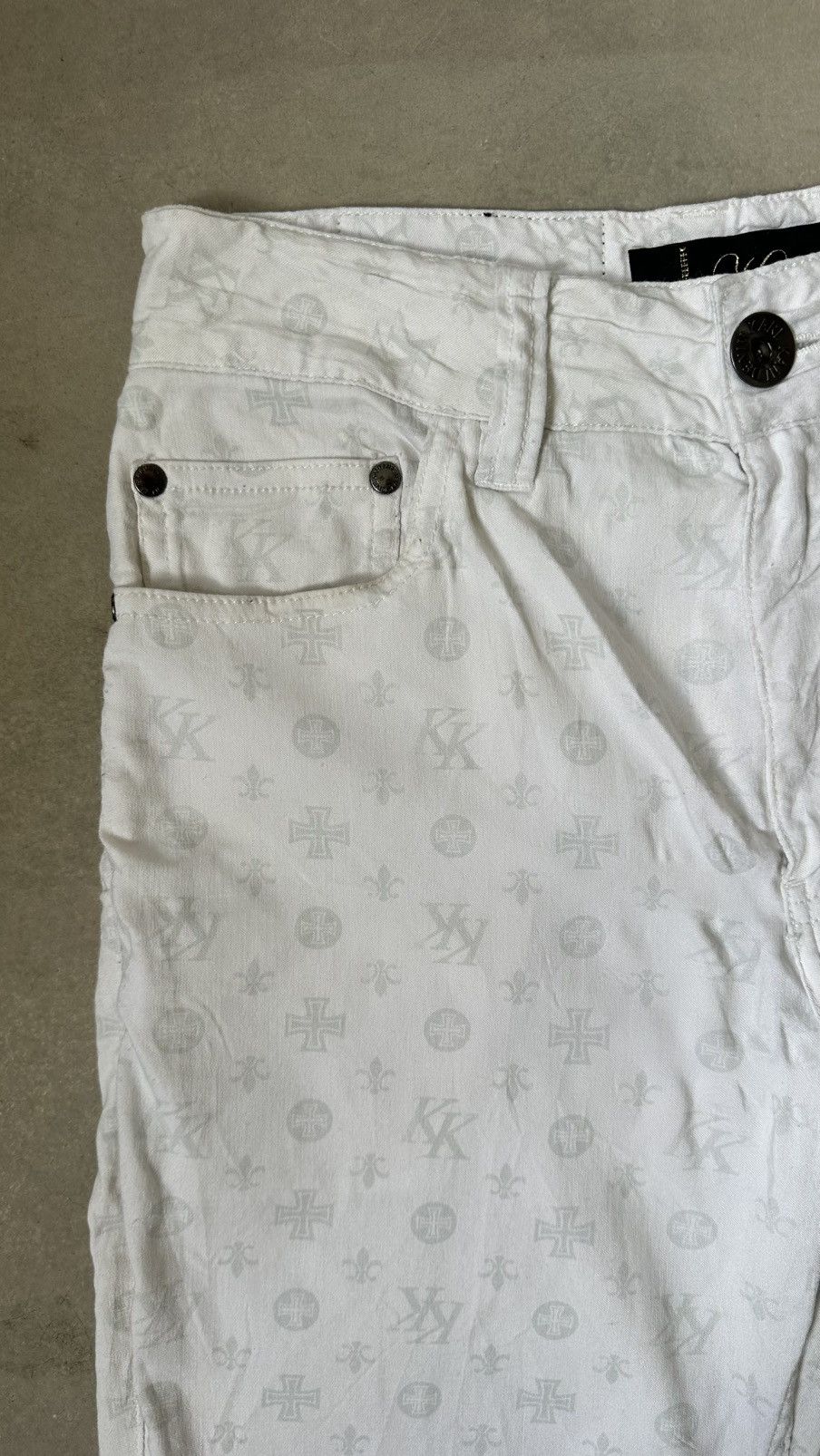 Karl Kani VINTAGE KARL KANI GOLD PATTERN PANT Size US 32 / EU 48 - 5 Thumbnail