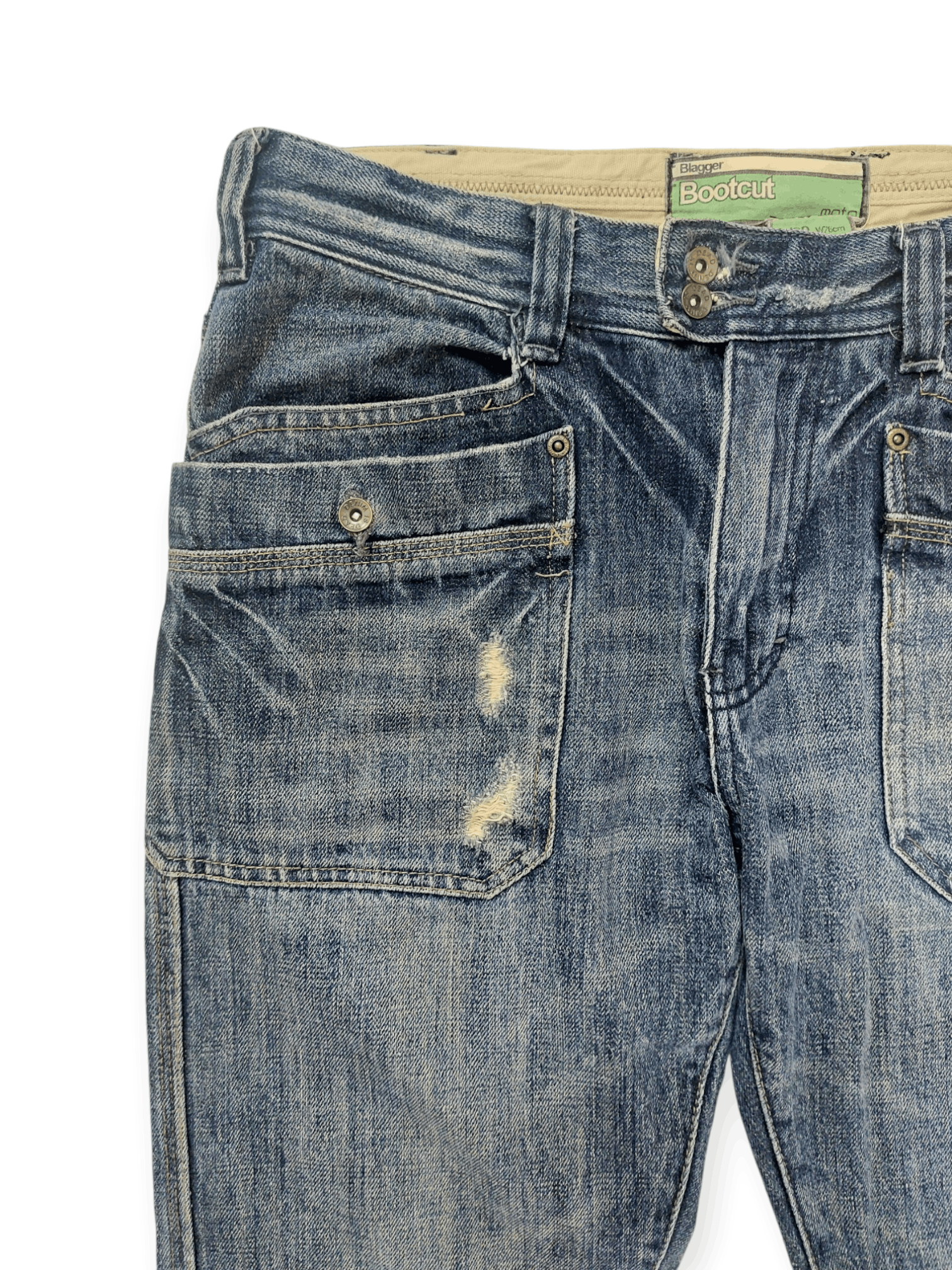 Designer Flare Big Pocket Baggy Denim Size US 30 / EU 46 - 9 Thumbnail