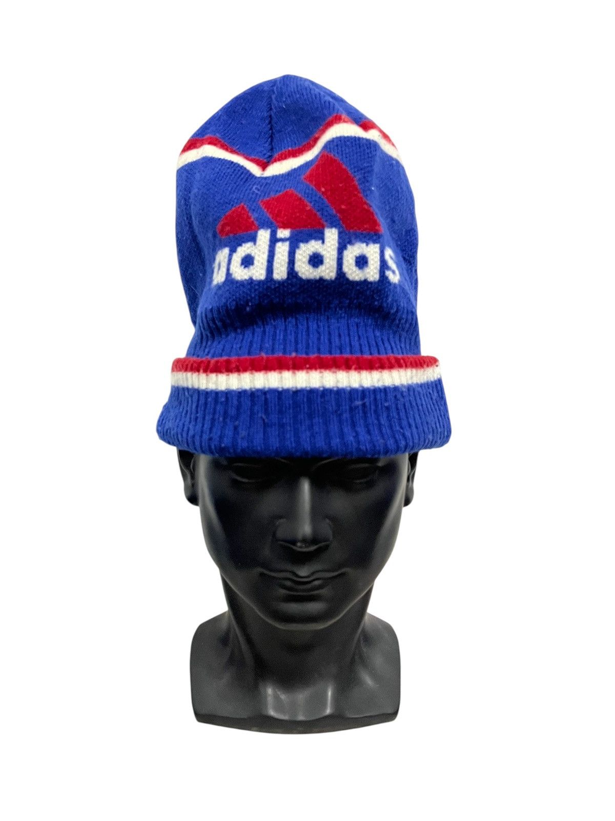 Adidas Vintage Adidas Spell Out Beanie Hat Size ONE SIZE - 1 Thumbnail