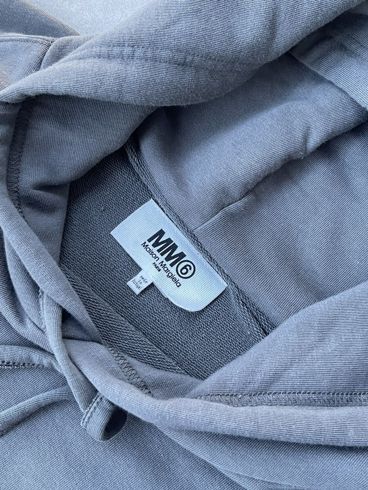 Maison Margiela !DS! SS23 Maison Margiela Logo Gray Oversized Hoodie Size XL / US 12-14 / IT 48-50 - 18 Thumbnail