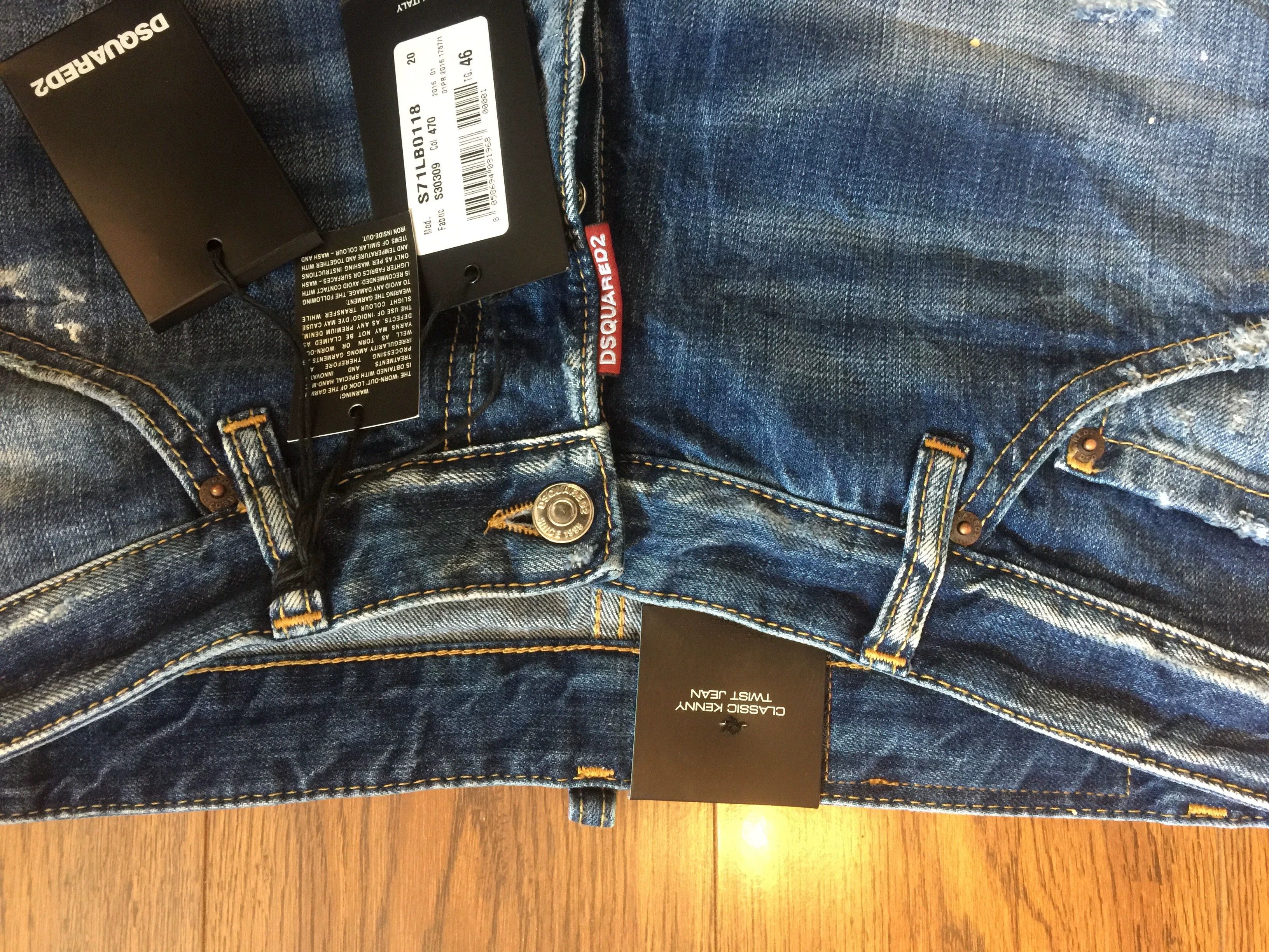 Dsquared2 Dsquared2 D2 Classic KT Distressed Jeans Size US 30 / EU 46 - 5 Thumbnail
