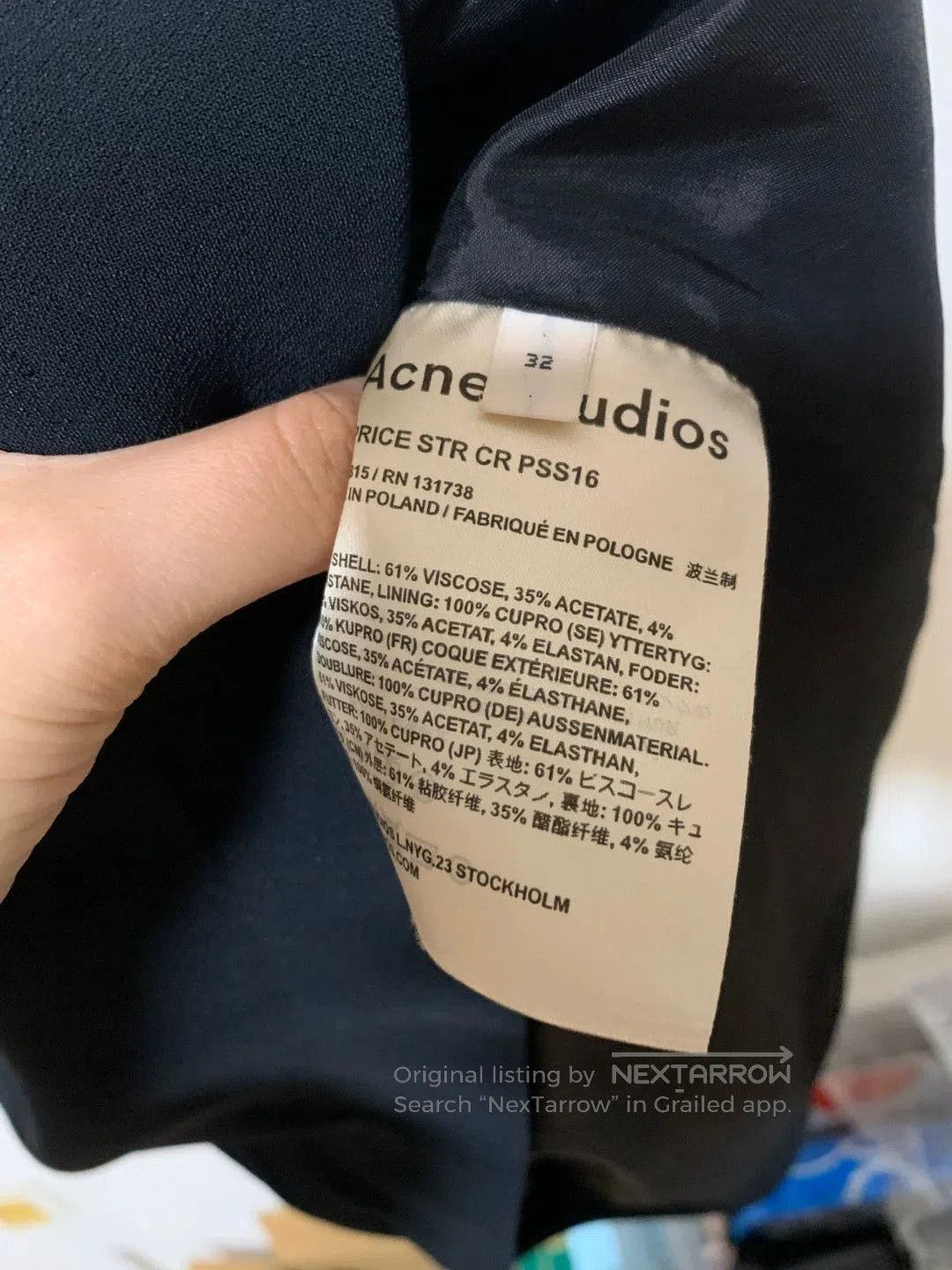 Acne Studios Acne Studios Backless Black Dress. Size M / US 6-8 / IT 42-44 - 5 Thumbnail