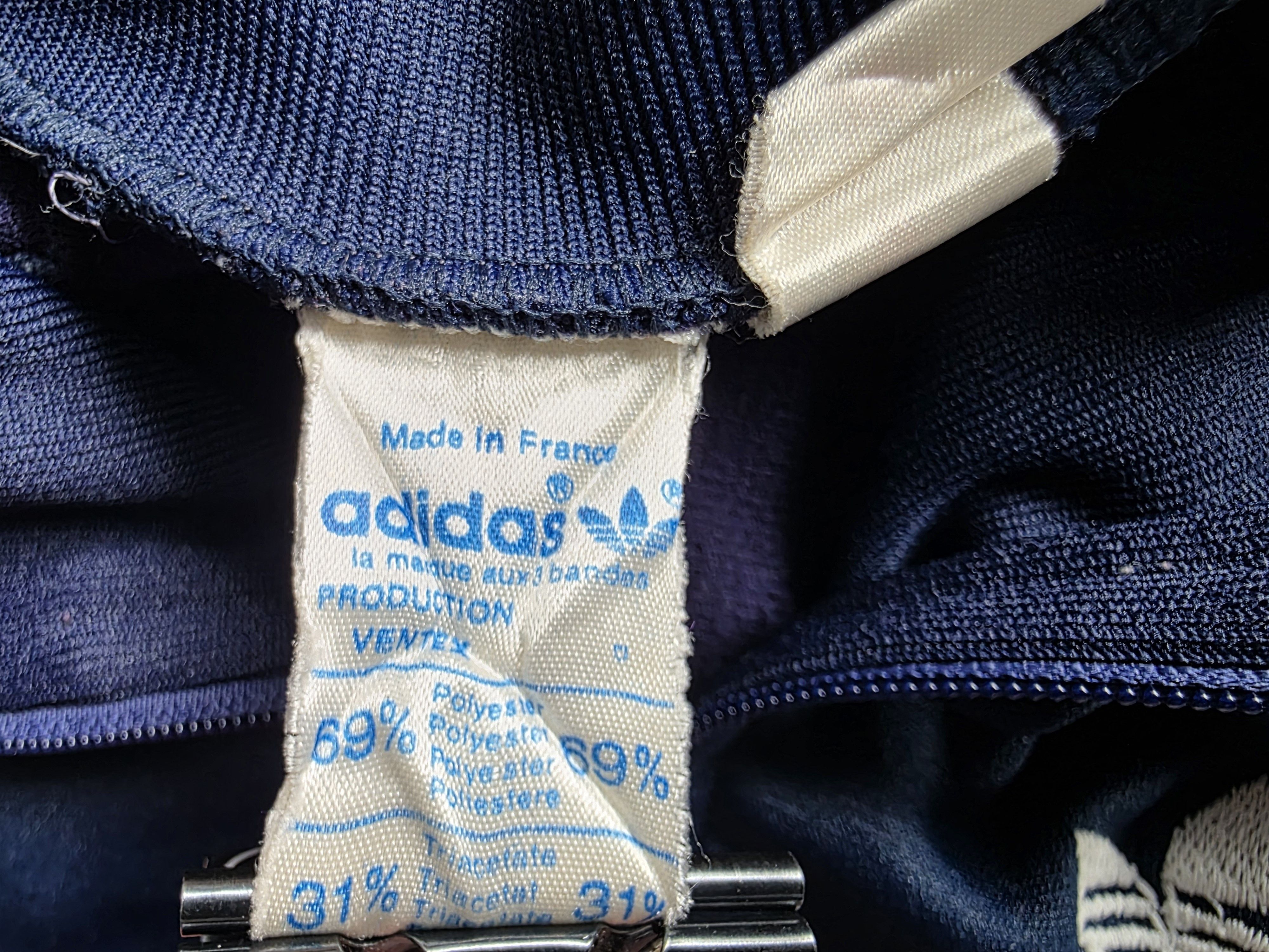 Adidas Adidas Ventex Track Jacket Navy White Stripes France Size M Size US M / EU 48-50 / 2 - 4 Thumbnail