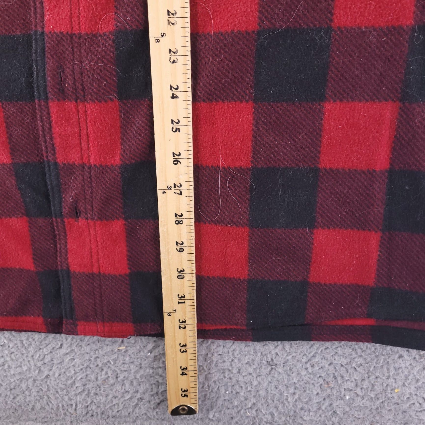 Wrangler Wrangler Shirt Mens 3XL Red Black Polyester Flannel Work Casual Warm Checks Long Sleeve Button-Up Multicolor Mens Size US XXL / EU 58 / 5 - 6 Thumbnail