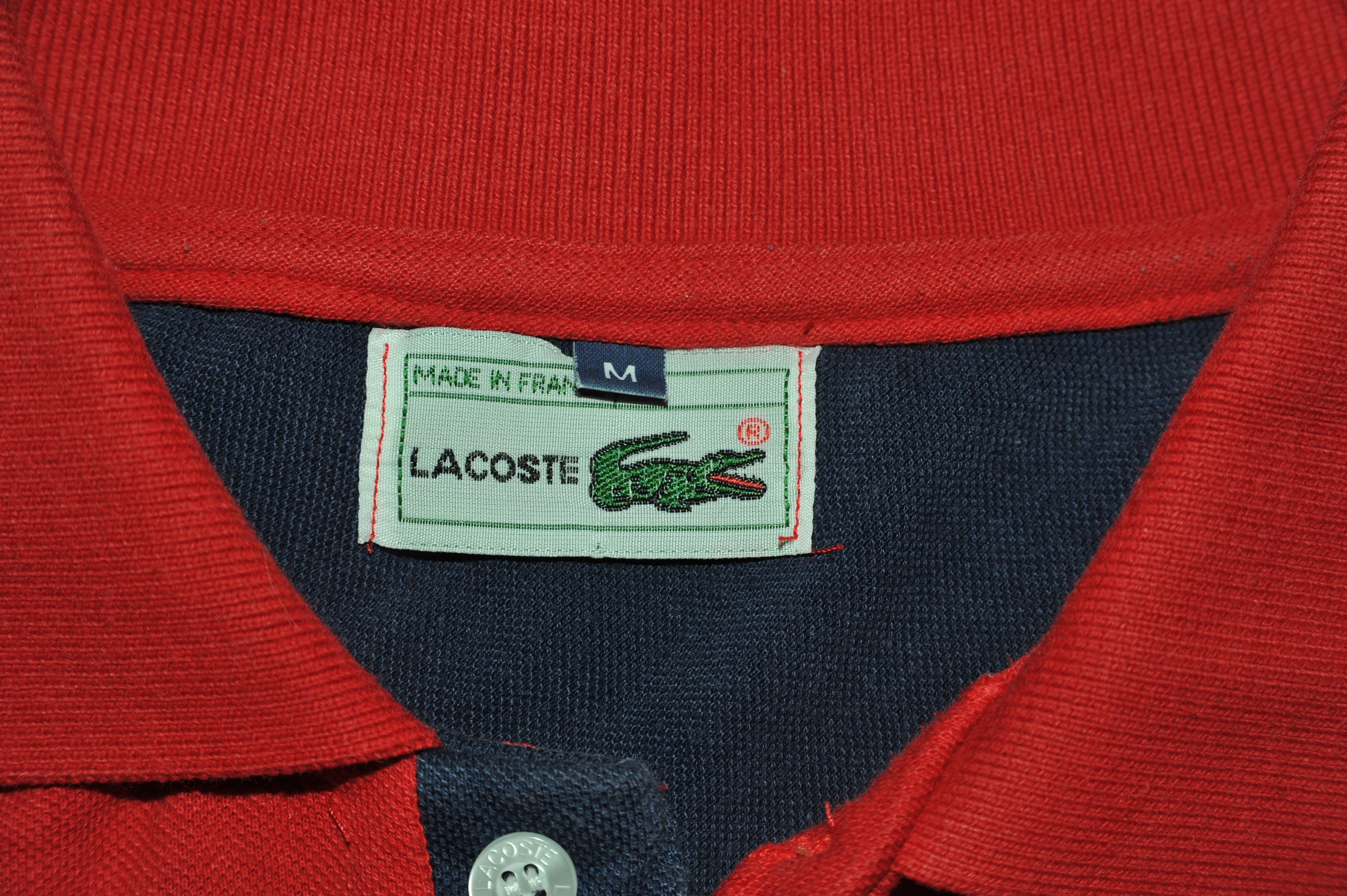 Lacoste Vintage Lacoste Polo Shirt Size US M / EU 48-50 / 2 - 2 Thumbnail