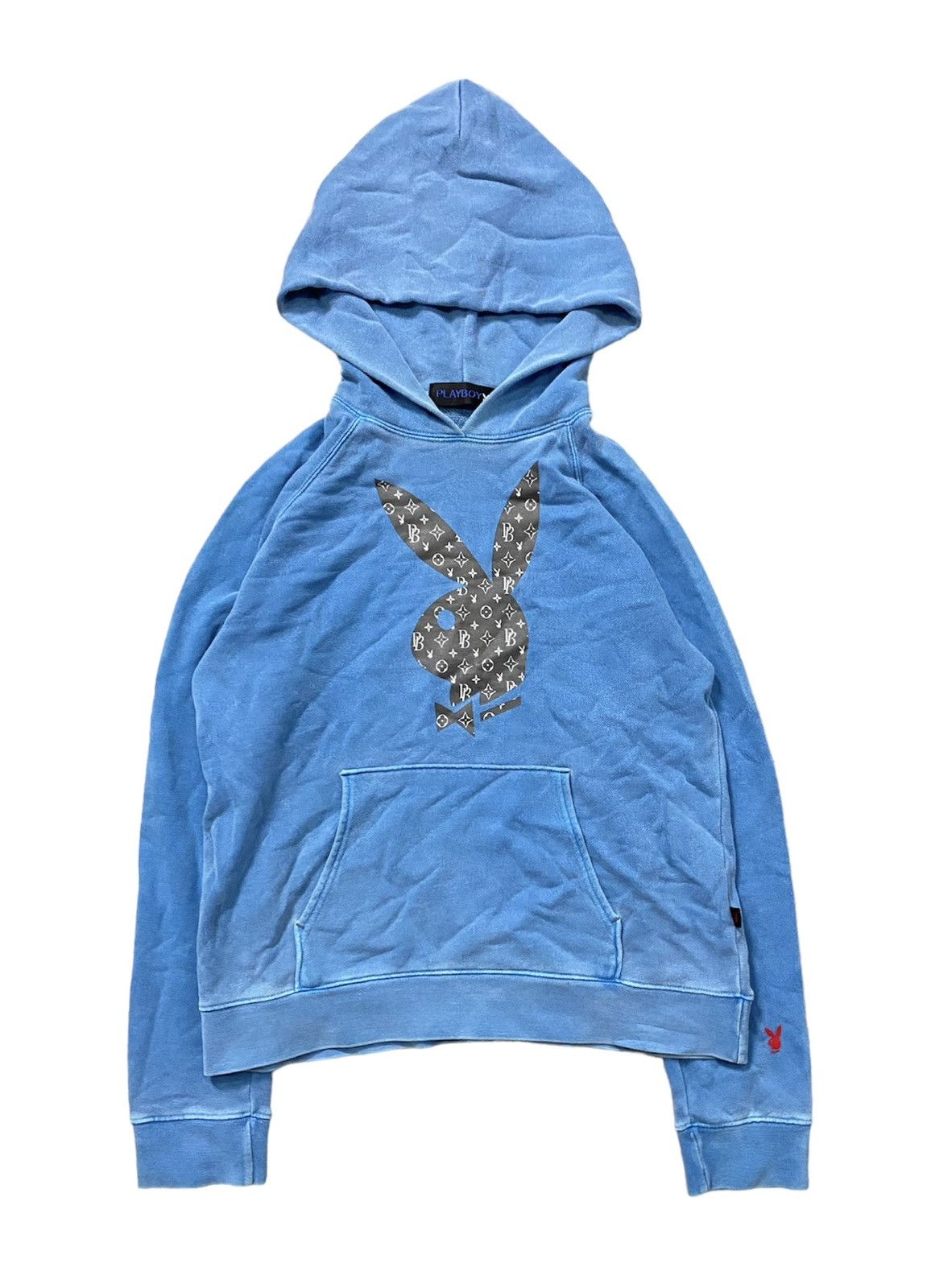 Playboy 90's PlayBoy LV monogram logo hoodie Size M / US 6-8 / IT 42-44 - 1 Thumbnail