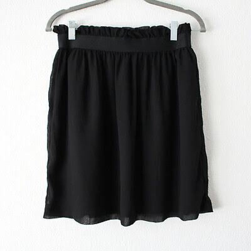 H&M H&M Sheer Chiffon Overlay Skirt | Size 6 | NWT Size 28" / US 6 / IT 42 - 3 Thumbnail