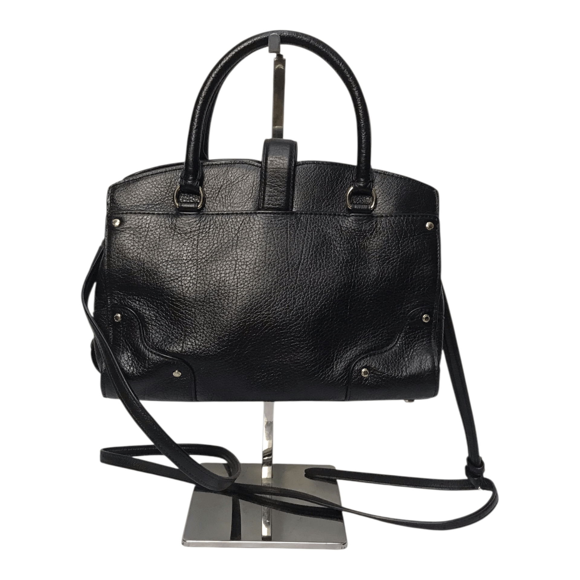 Coach Coach Leather Black Sling/Tote Bag Size ONE SIZE - 6 Thumbnail