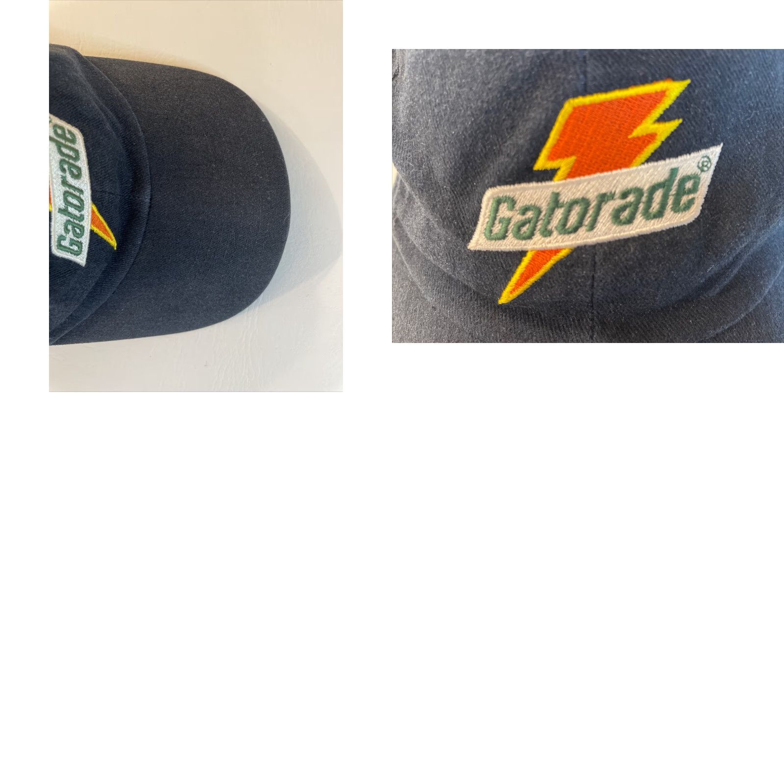 Vintage VINTAGE Gatorade 90s Sports Hat Adult Black Cotton Snap Buckle Adjustable Unbranded Size ONE SIZE - 8 Thumbnail