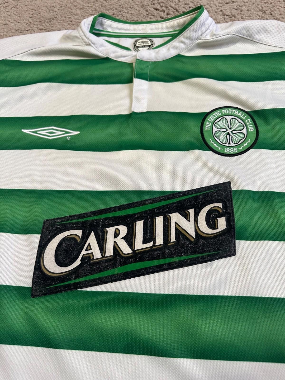 Umbro VINTAGE UMBRO CELTIC FC 2003/2004 HOME FOOTBALL SHIRT JERSEY Size US XL / EU 56 / 4 - 4 Thumbnail