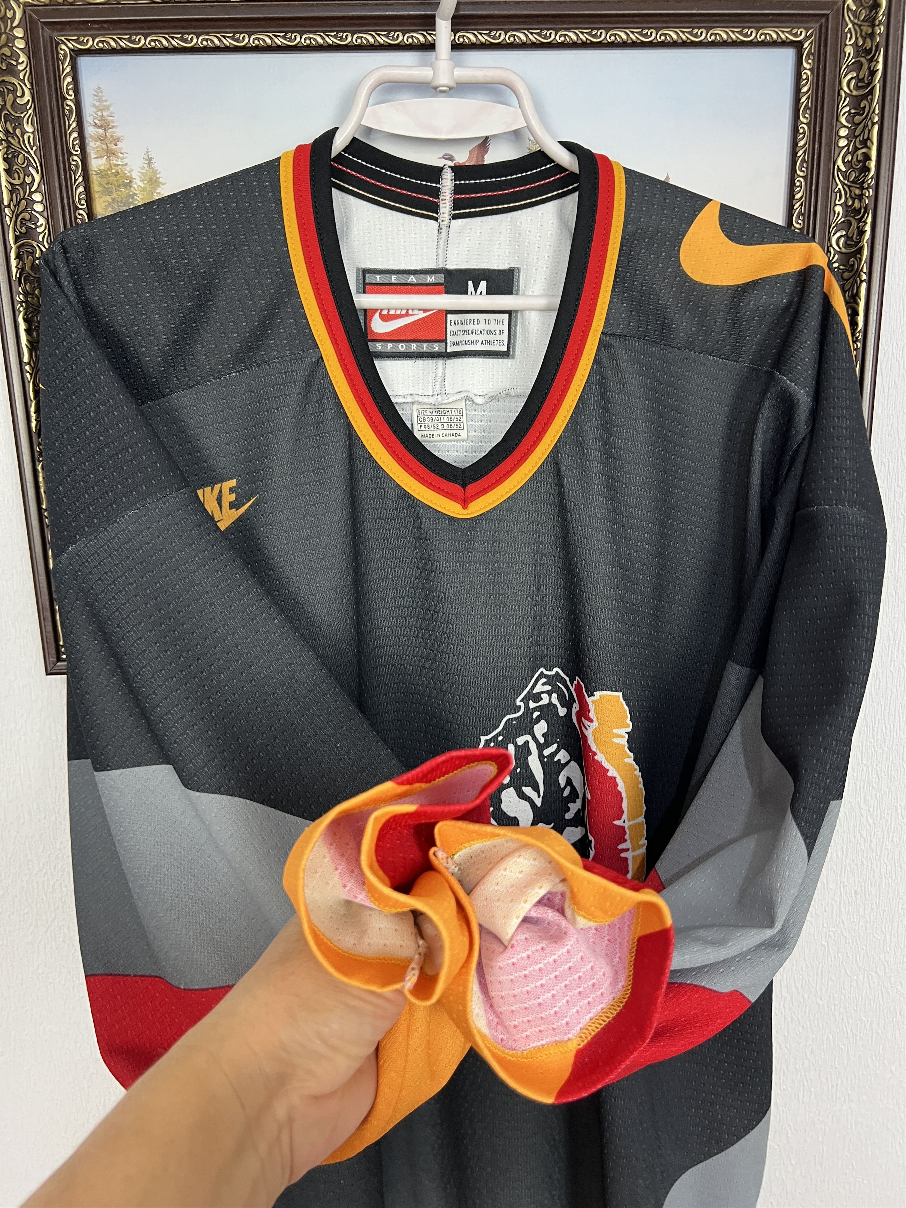 Nike Vintage Germany Deutschland Ice Hockey Jersey Shirt Trikot Size US M / EU 48-50 / 2 - 7 Thumbnail