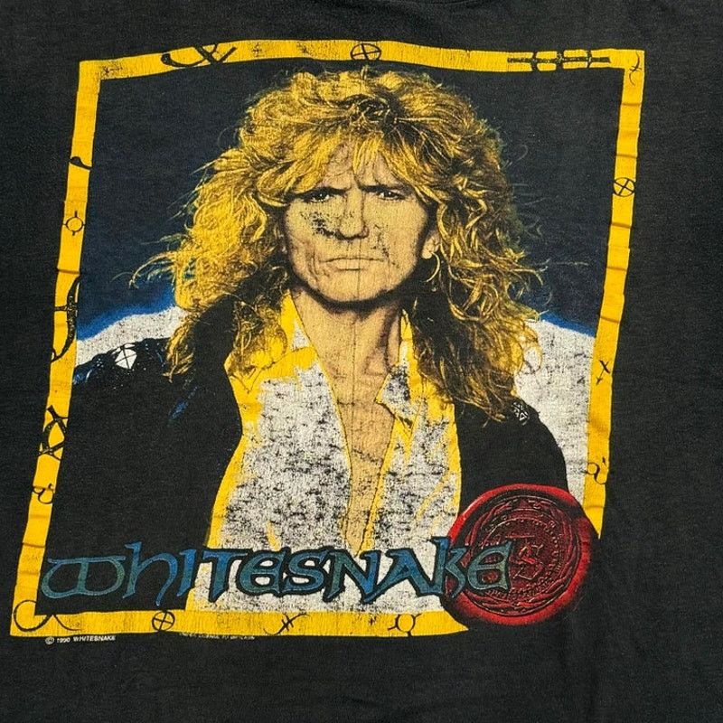 Add × Vintage Rare Whitesnake 1990 Tour Vintage Tshirt Size US XL / EU 56 / 4 - 2 Thumbnail