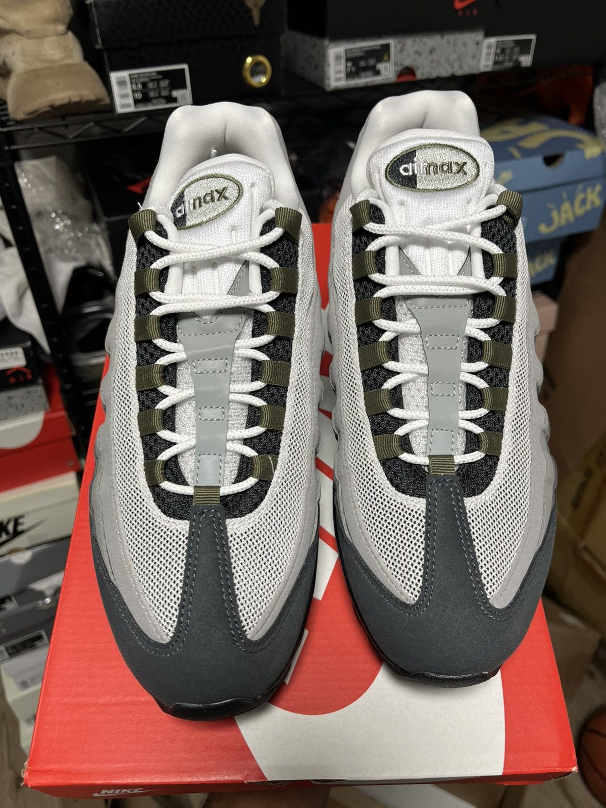 Nike Medium olive Big bubble airmax 95 (11W/9.5M) Size US 9.5 / EU 42-43 - 2 Thumbnail