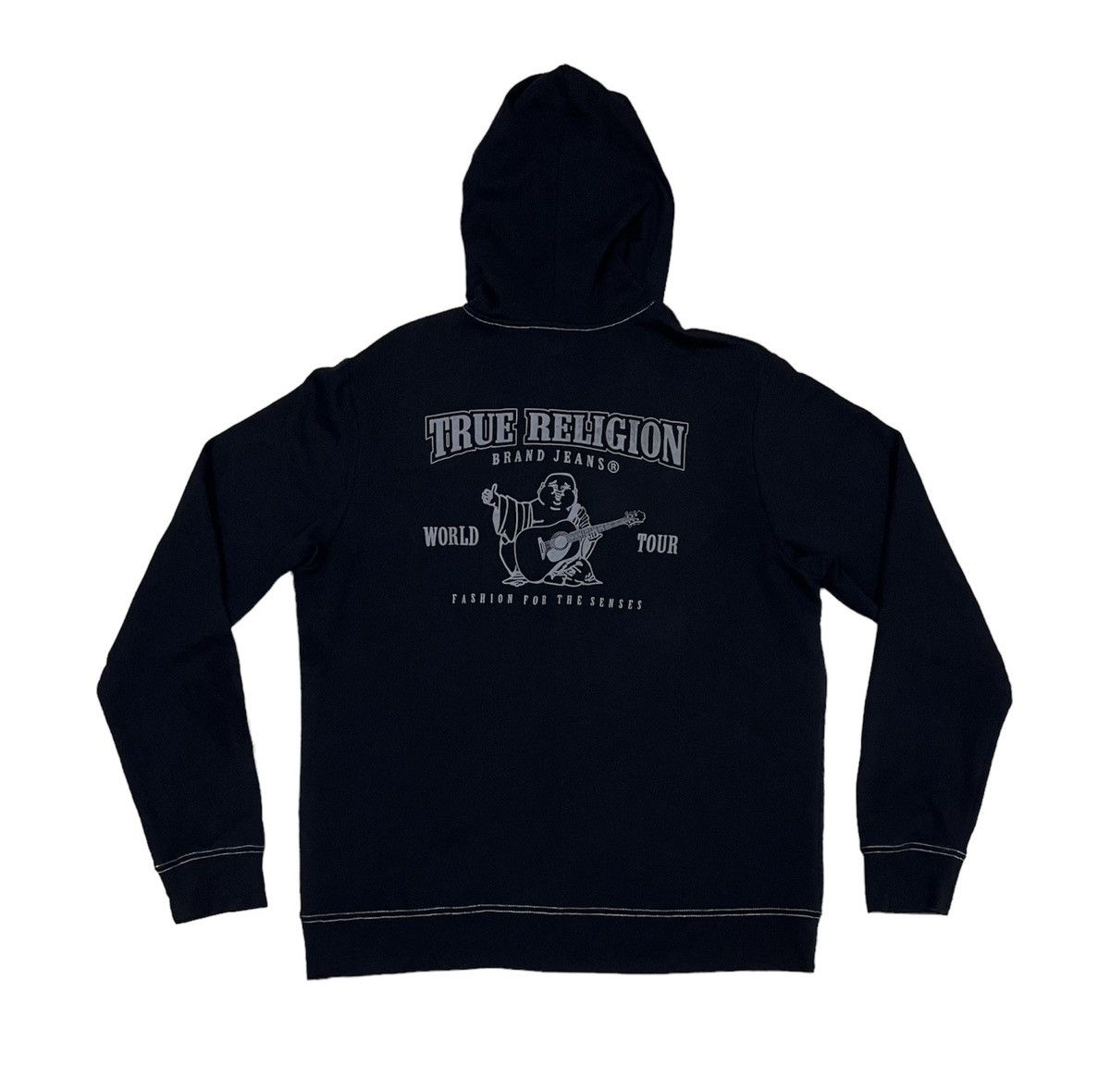image of True Religion Streetwear Hoodies in Black, Men's (Size XL)