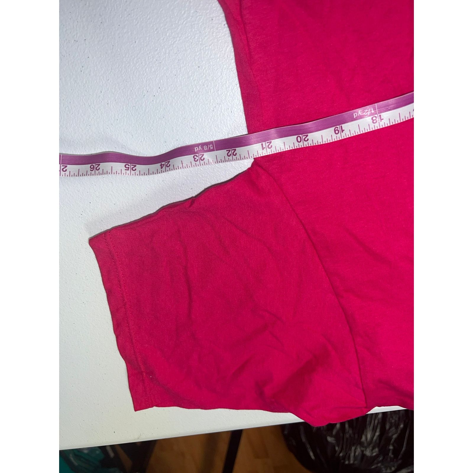 Jerzees 90s Vintage Jerzees Pink Blank Short Sleeve Shirt USA Made L Size US L / EU 52-54 / 3 - 9 Thumbnail