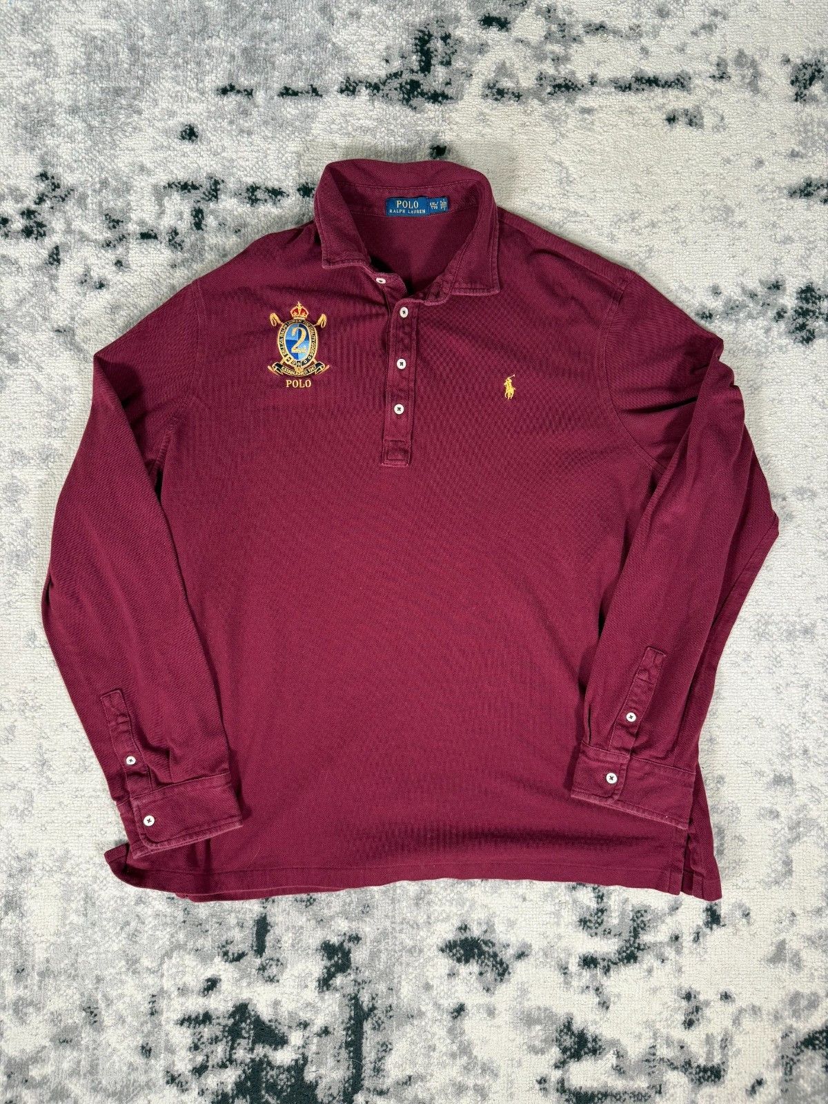 Polo Ralph Lauren Polo Ralph Lauren Long Sleeve Polo Shirt Size US XXL / EU 58 / 5 - 1 Thumbnail