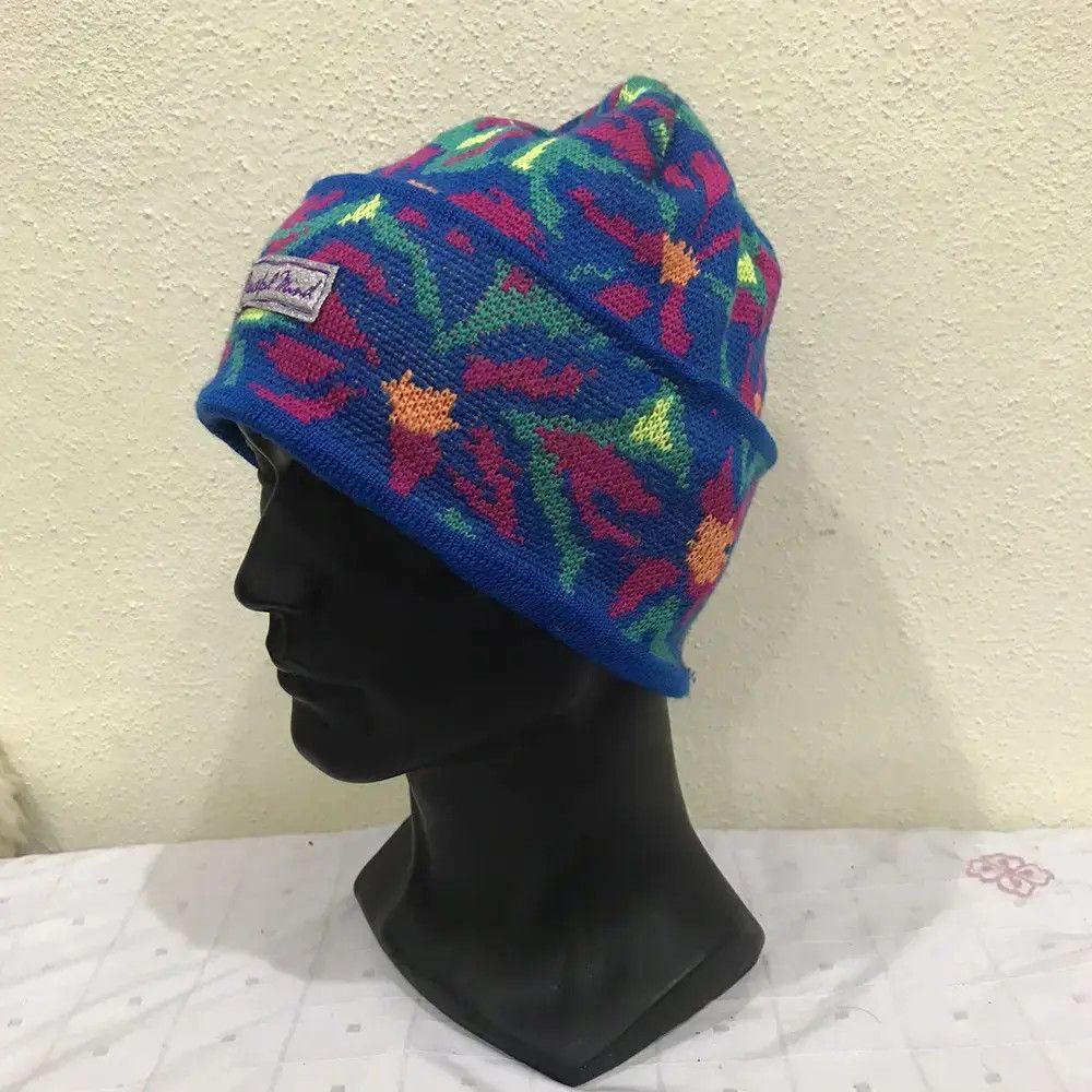 Japanese Brand × Kapital × Vintage Peaceful Mind Multicolour Beanie Hat Size ONE SIZE - 2 Thumbnail