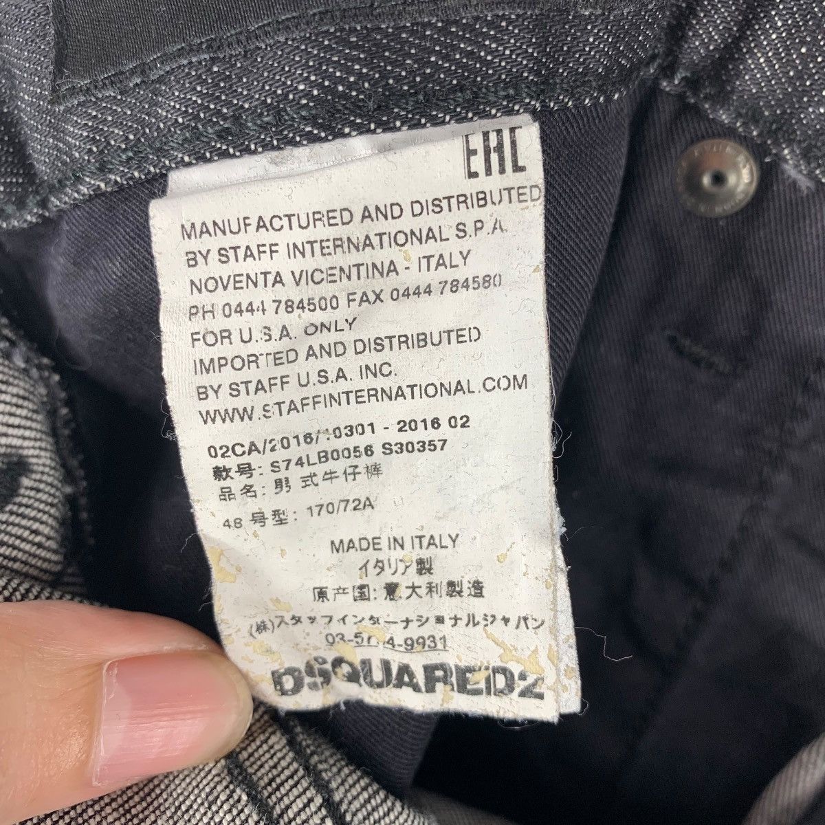 Dsquared2 × Japanese Brand DSQUARED2 distressed biker jeans pants Size US 34 / EU 50 - 21 Thumbnail