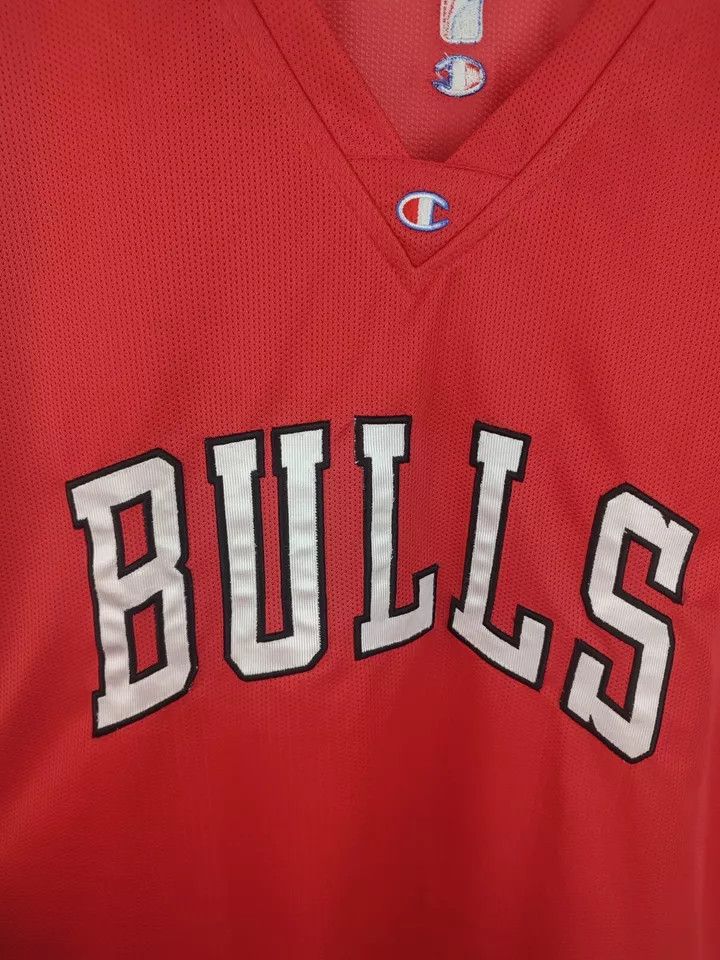 NBA × Vintage Rare Vintage NBA CHAMPION CHICAGO BULLS Basketball Jerseys Size US XL / EU 56 / 4 - 10 Thumbnail