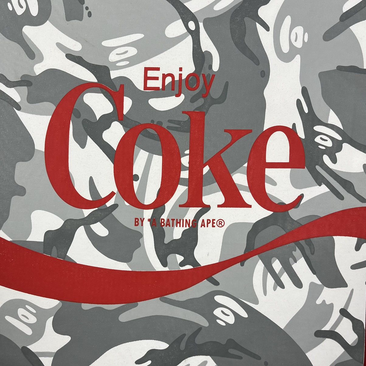 Aape BAPE A Bathing APE x Coca Cola big logo tee Size US L / EU 52-54 / 3 - 15 Thumbnail