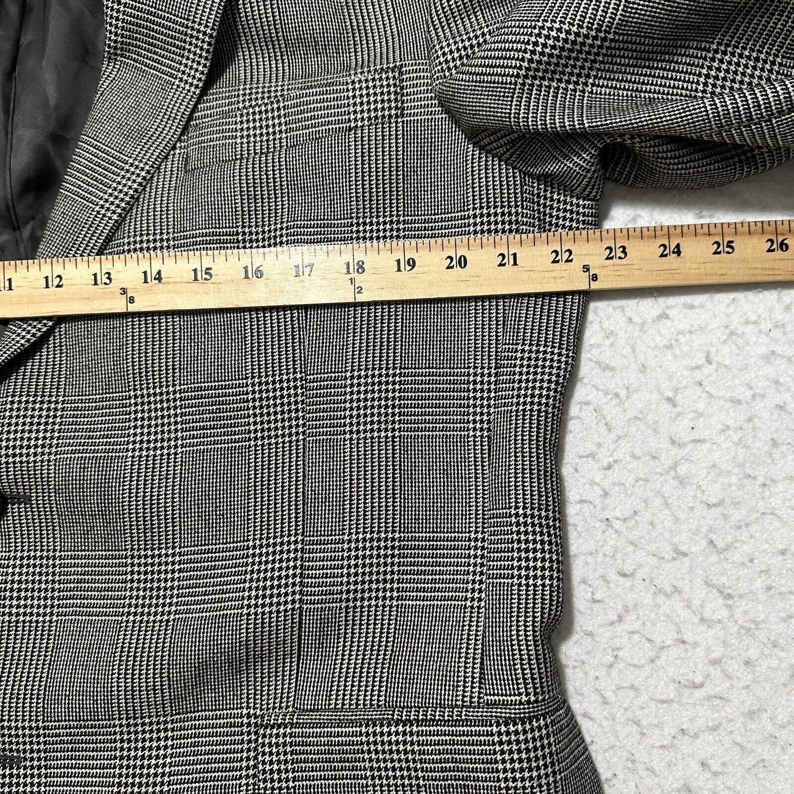 Jos. A. Bank Jos A Bank Men's 44L Silk Camel Hair Houndstooth Suit Jacket Size 44L - 12 Thumbnail