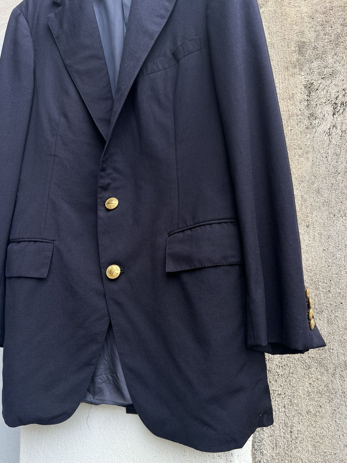 Polo Ralph Lauren Vintage Polo Ralph Lauren Blazer Gold Button Size 48L - 3 Thumbnail