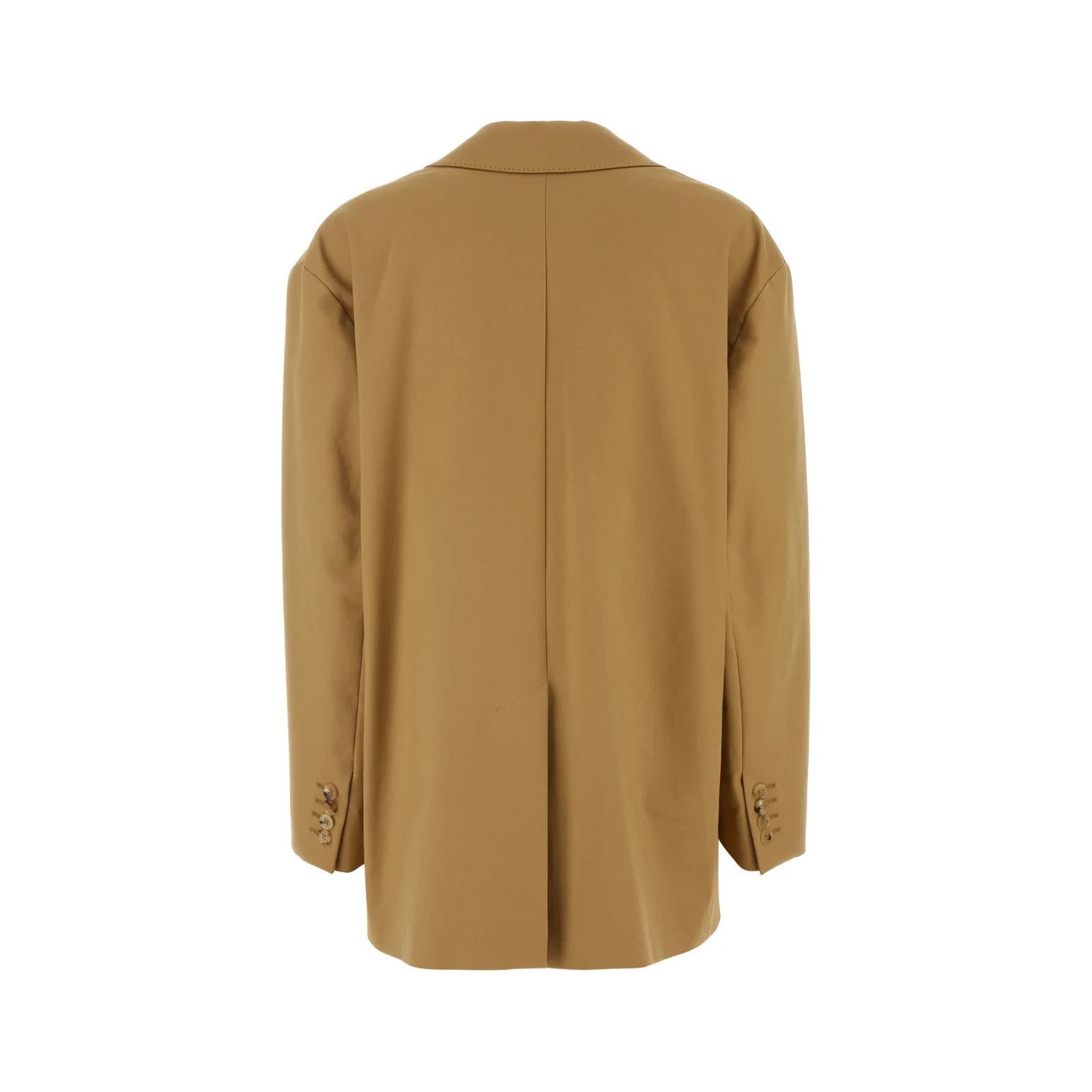 Max Mara MAX MARA Monica Brown Stretch Cotton Blazer New & Authentic Size M / US 6-8 / IT 42-44 - 2 Thumbnail