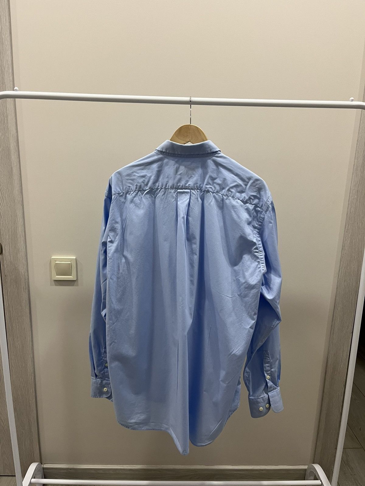 Valentino Vintage Valentino Jeans 52 Blue Shirt Luxury Y2K Size US XL / EU 56 / 4 - 7 Thumbnail